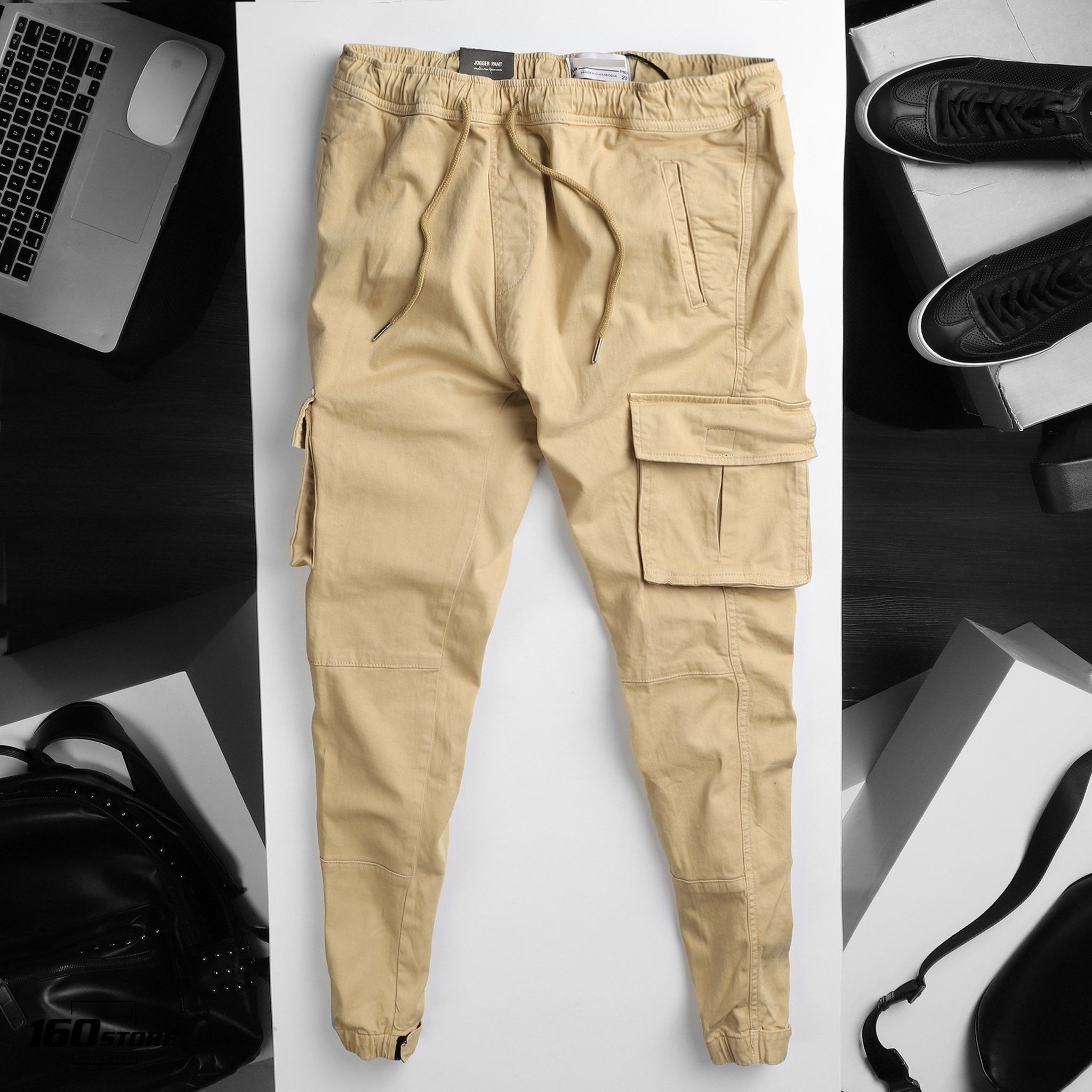 Quần jogger Kaki P.B Cargo