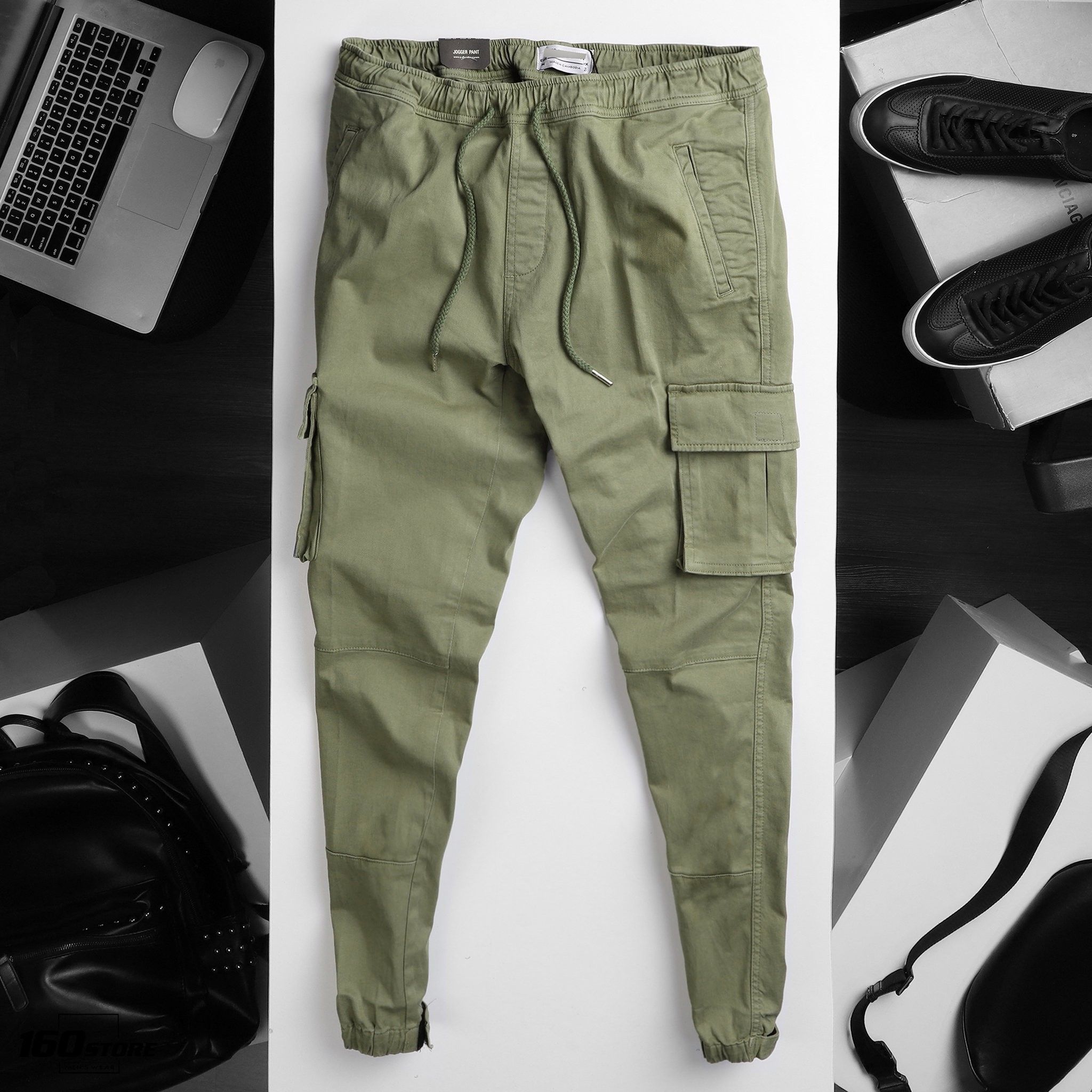 Quần jogger Kaki P.B Cargo