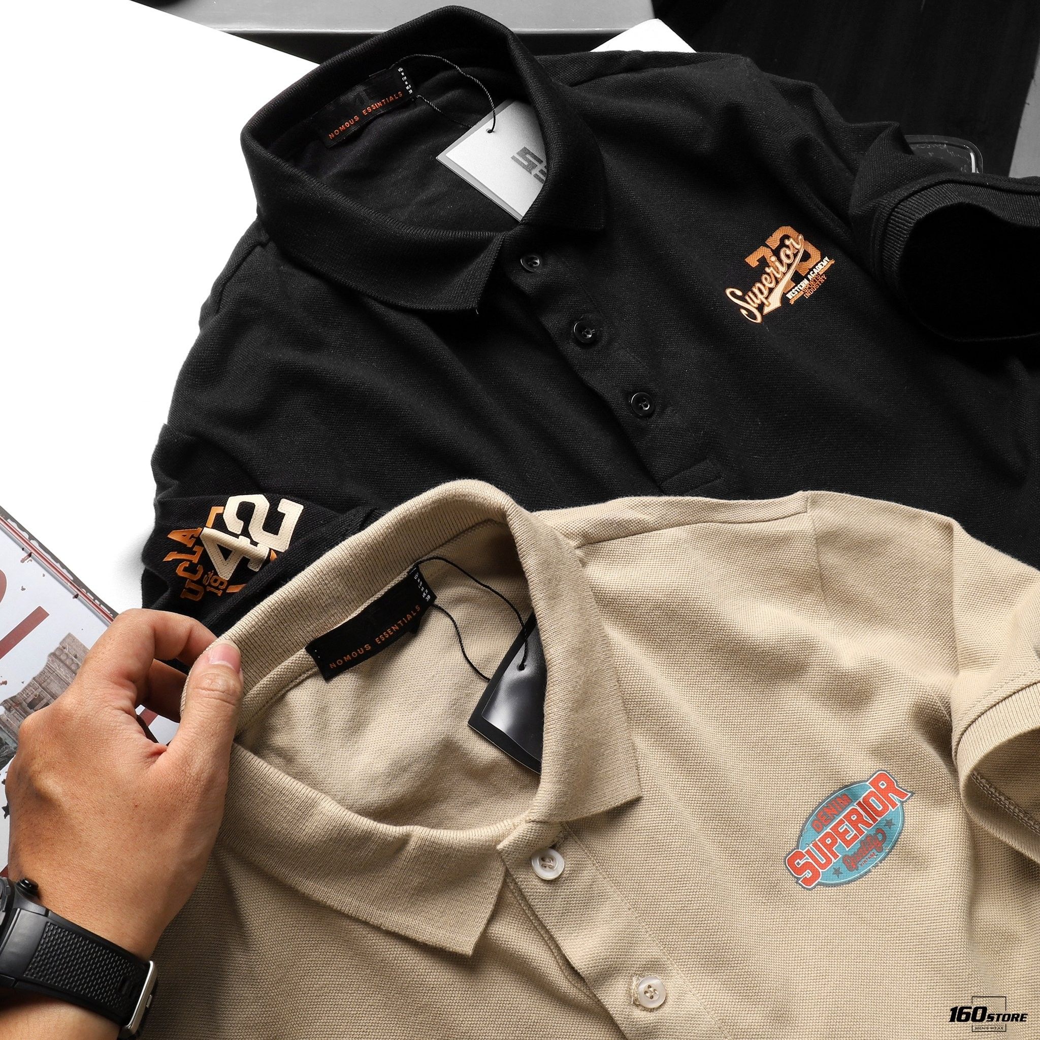 Áo polo NOMOUS ESSENTIALS college athletic