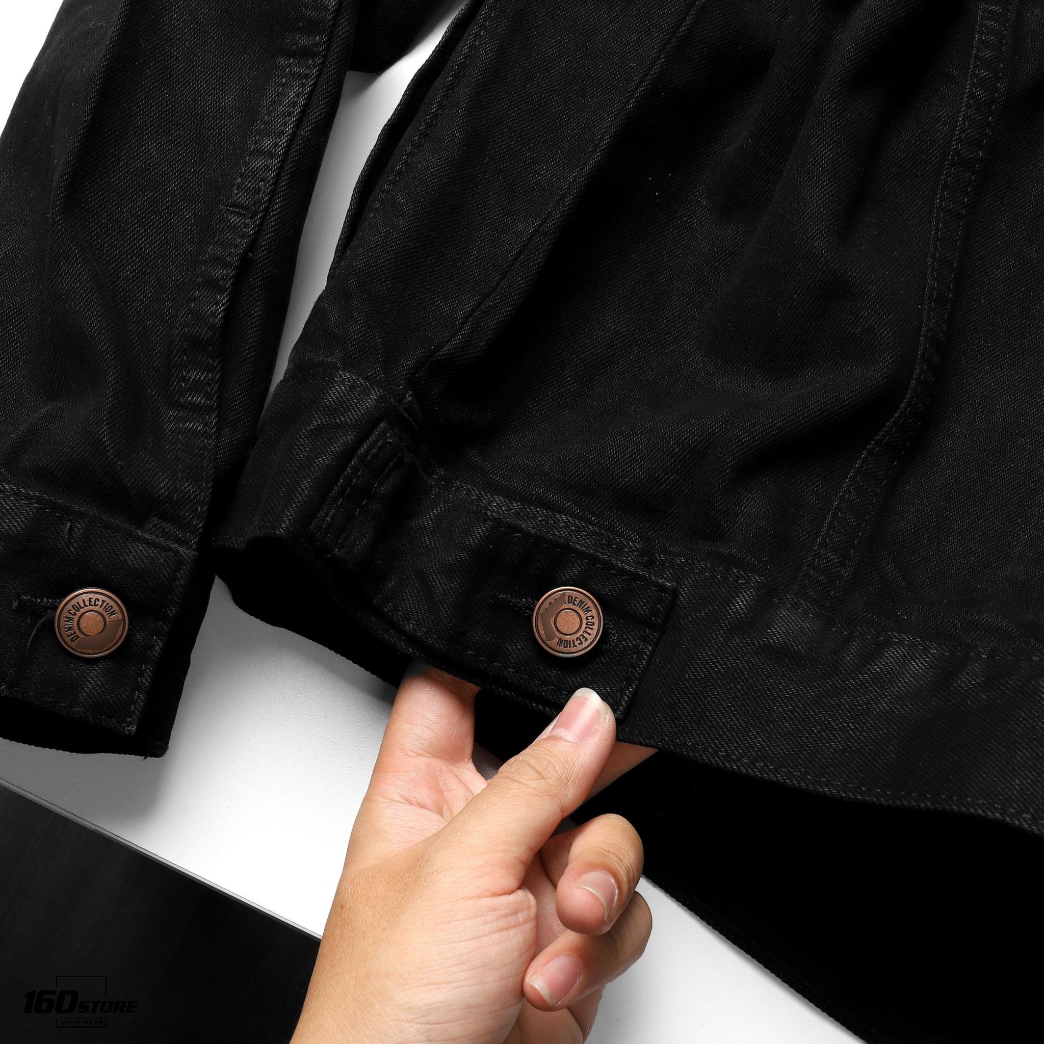 Áo khoác P.B denim black ss20