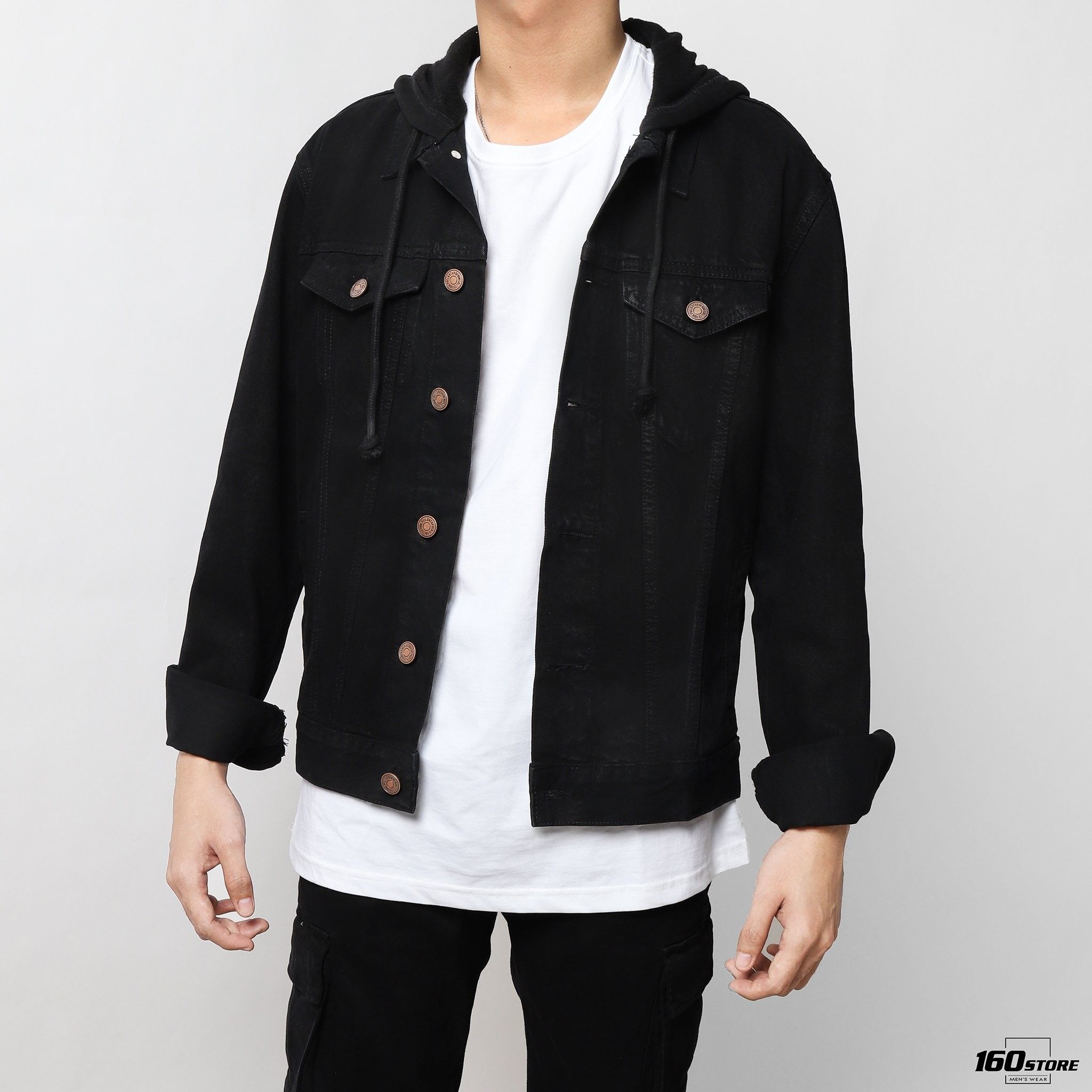 Áo khoác P.B denim black ss20