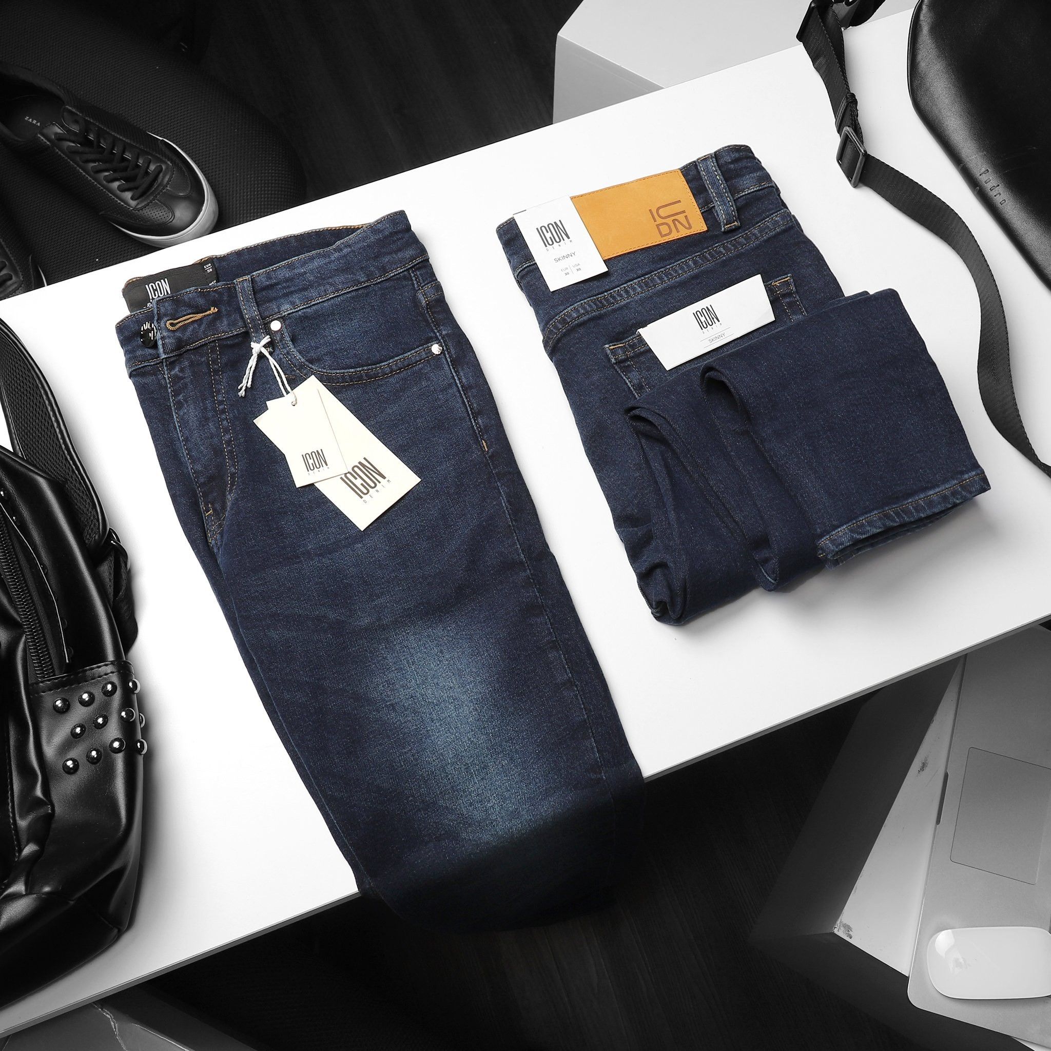 Quần jeans ICON DENIM Dark Blue skinny