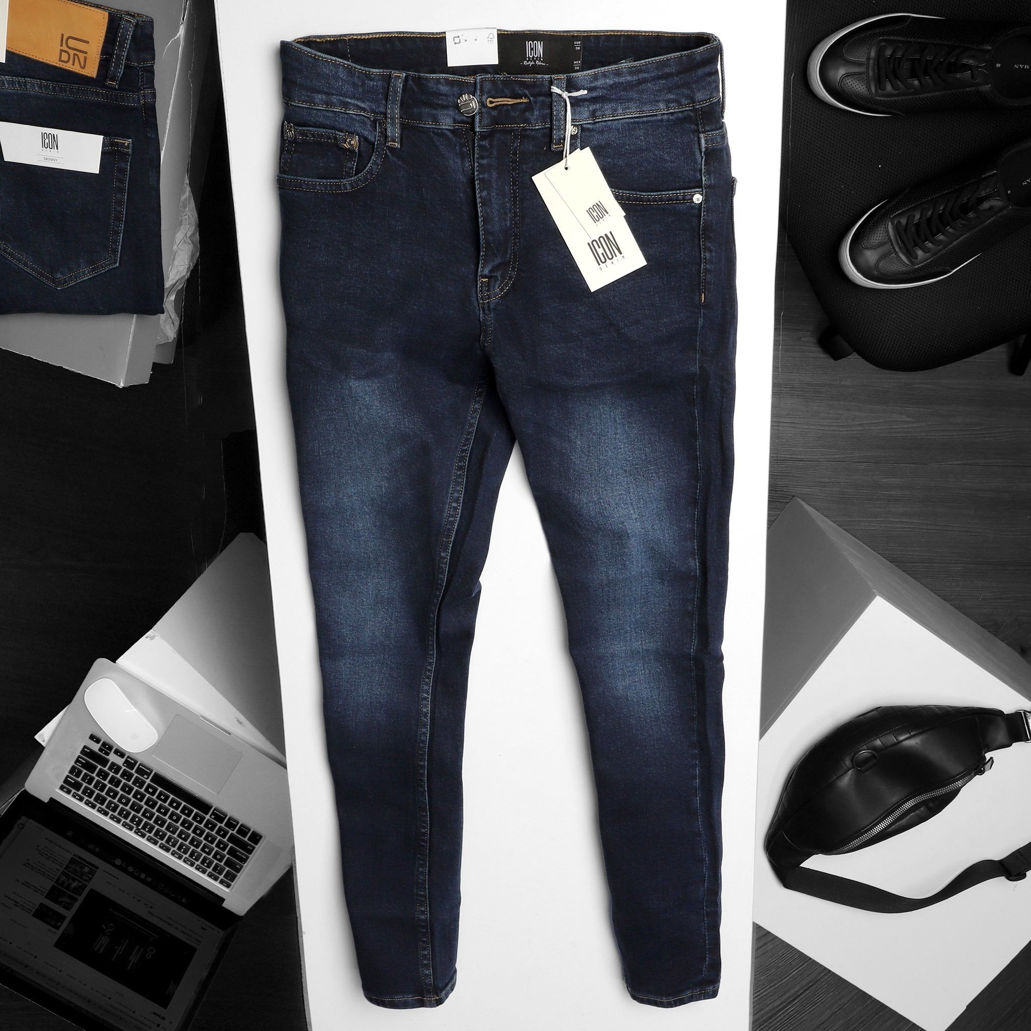 Quần jeans ICON DENIM Dark Blue skinny