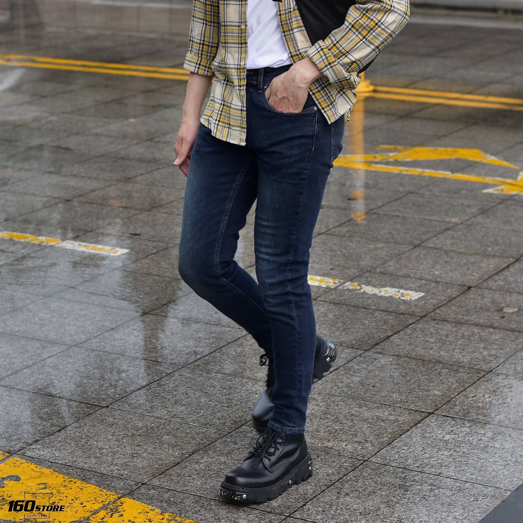 Quần jeans ICON DENIM Dark Blue skinny
