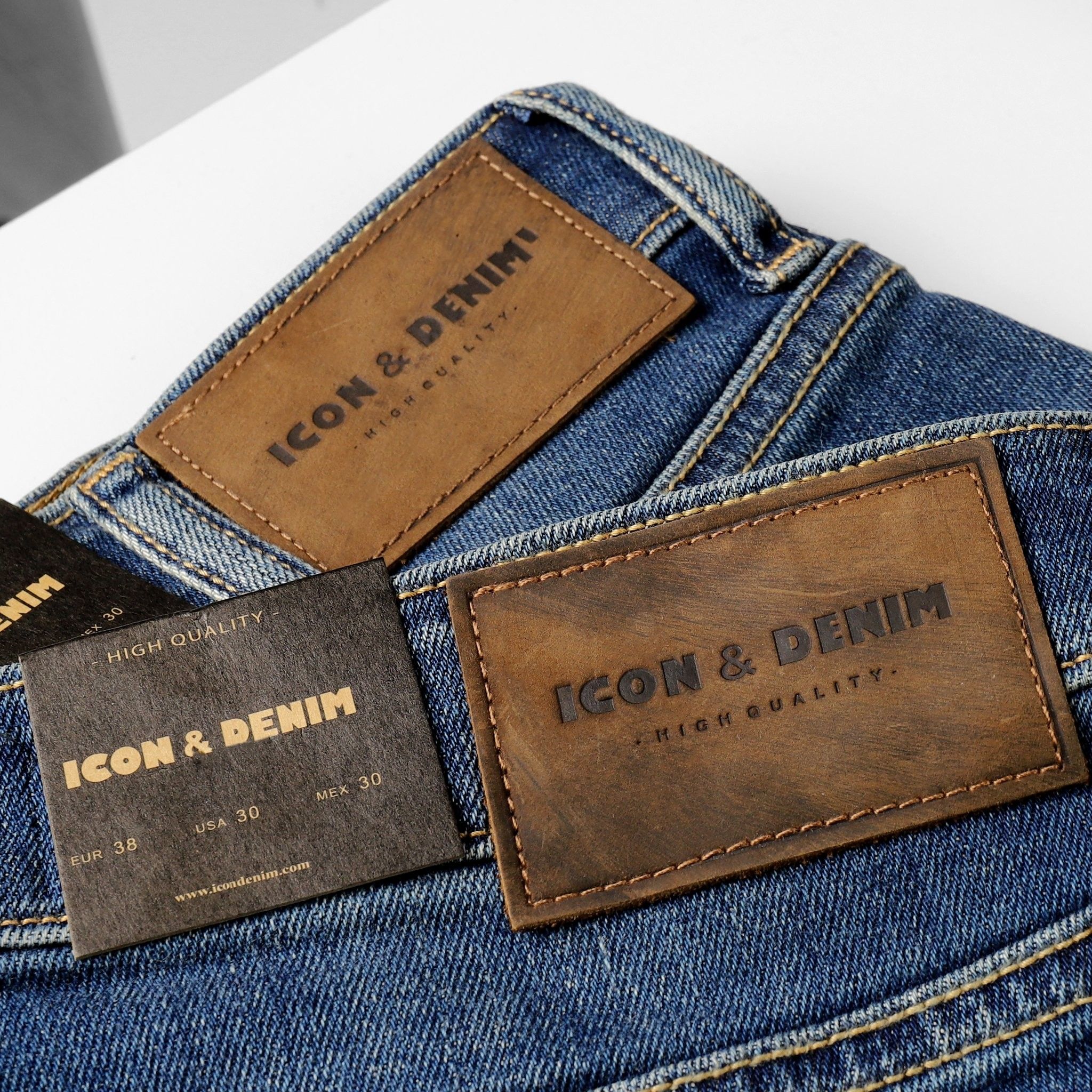 Quần jeans ICON DENIM skinny vẩy sơn