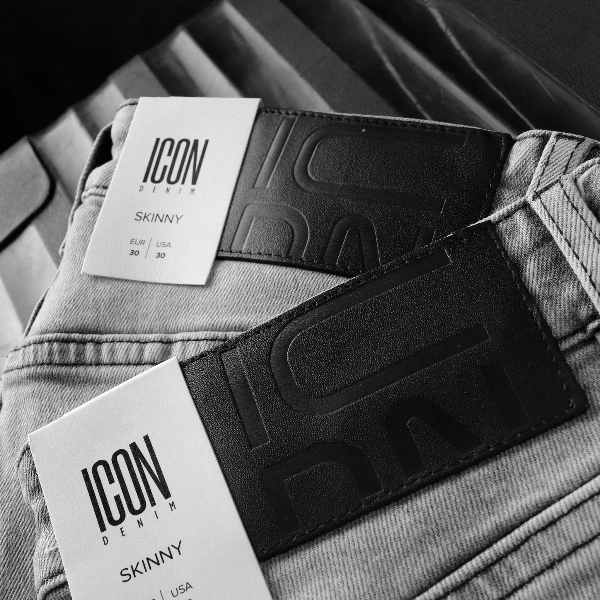 Quần jeans ICON DENIM skinny ripped