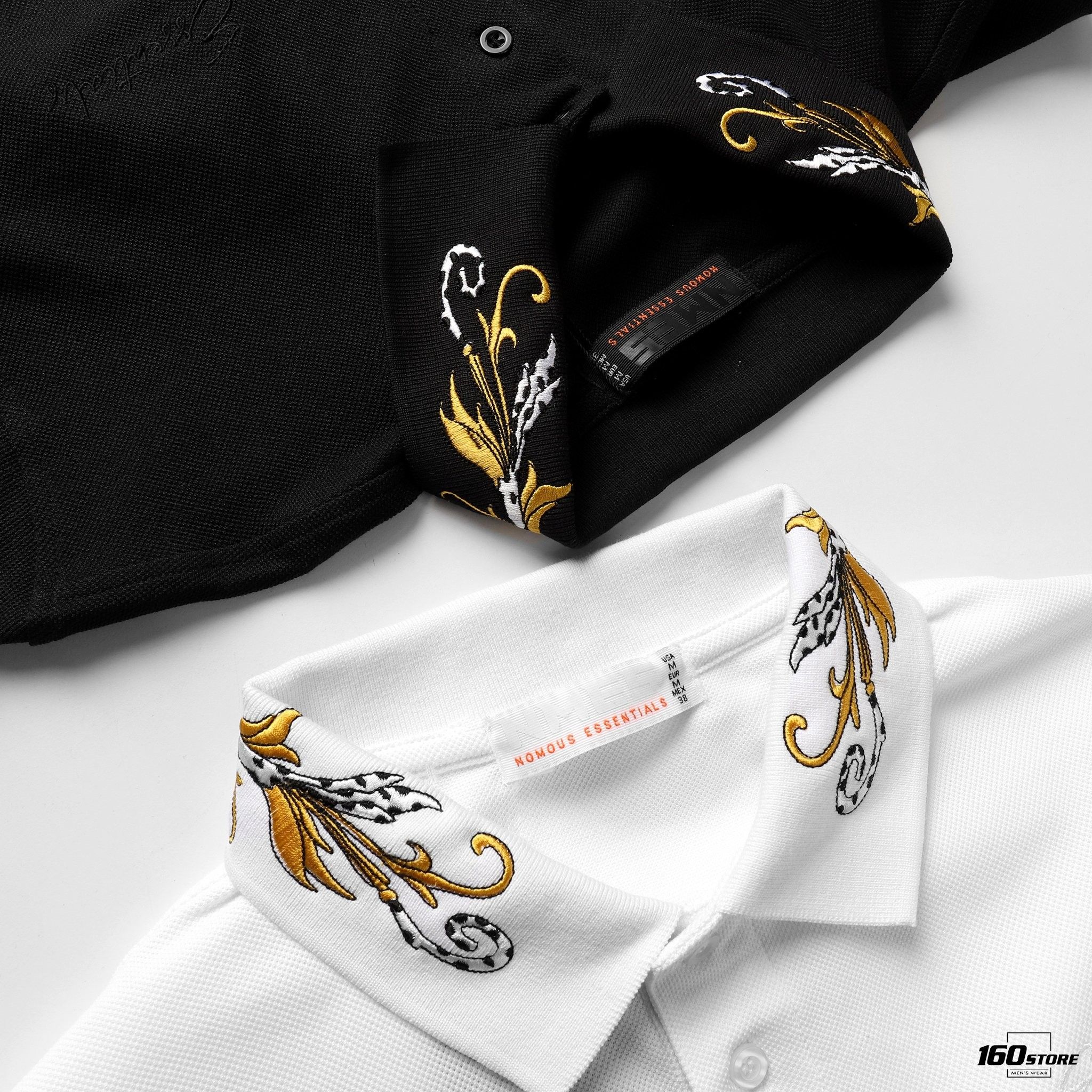 Áo polo NOMOUS ESSENTIALS embroidery collar