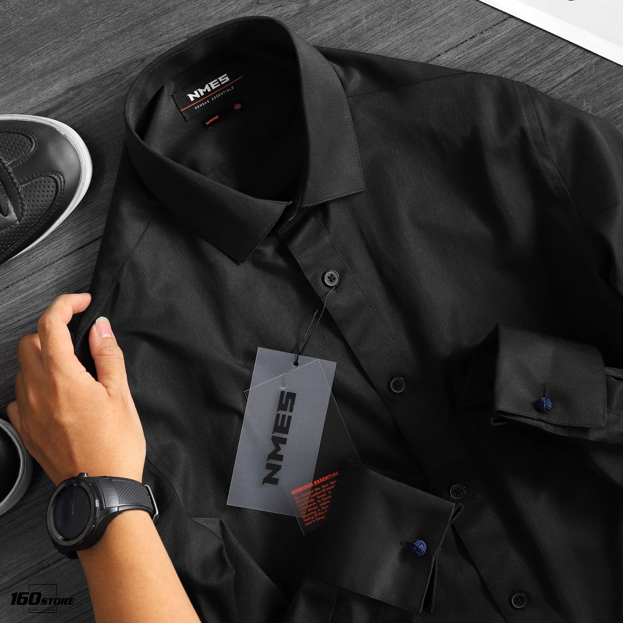 Áo sơmi NOMOUS ESSENTIALS slim fit