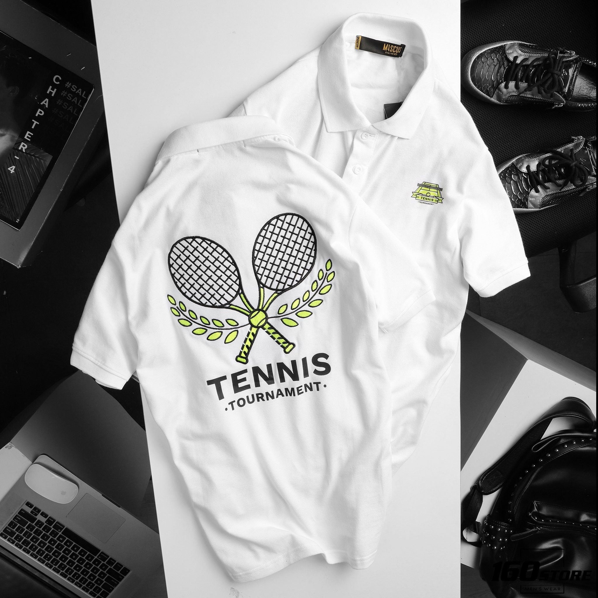 Áo polo MASCUS Tennis Tournament