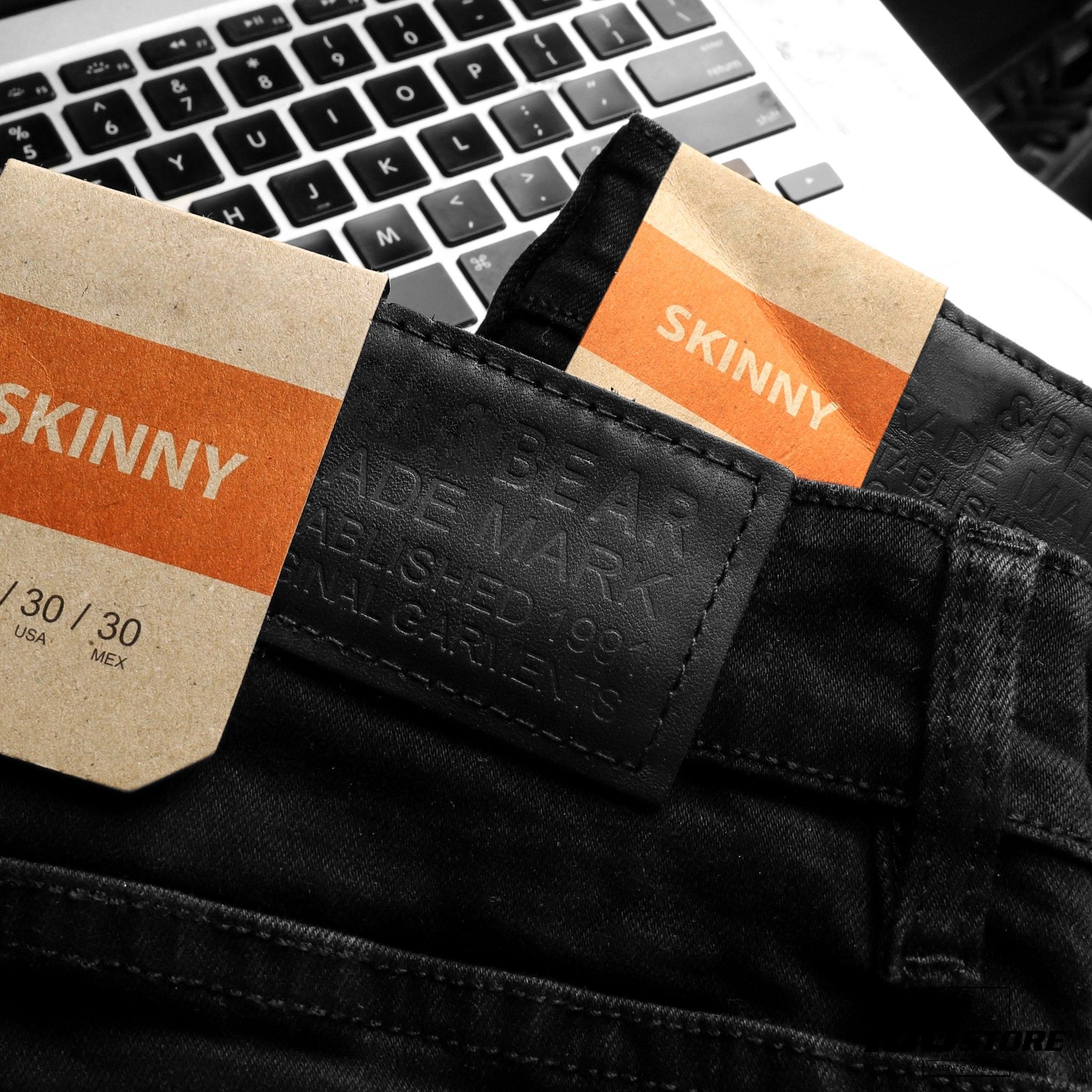 Quần jeans P.B skinny black
