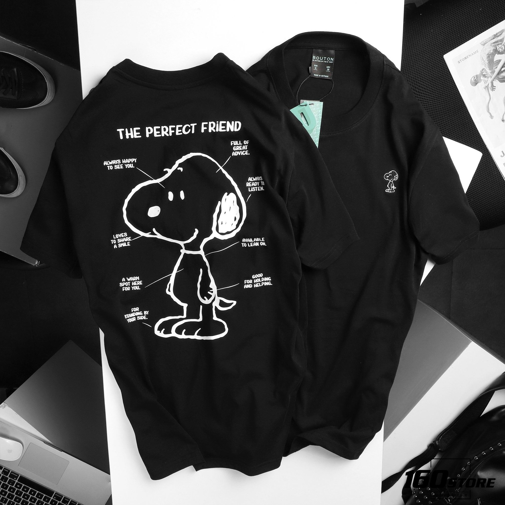 Áo thun BOUTON x SN00PY Printed