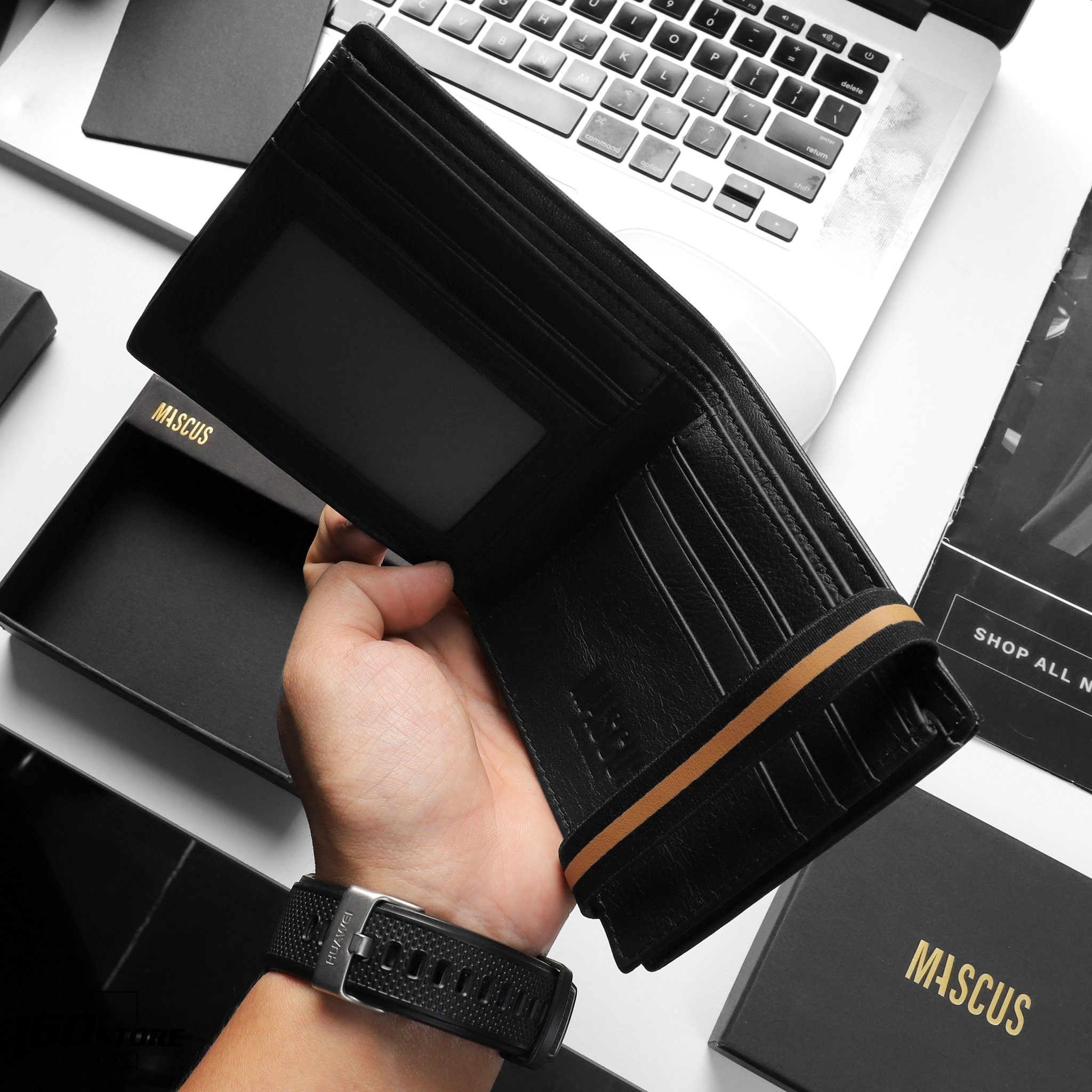 Ví đứng MASCUS w stripe