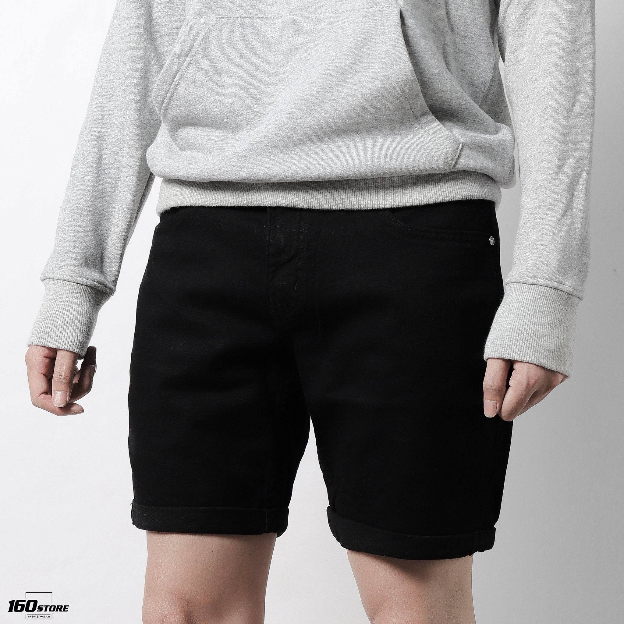 Quần short jeans NOMOUS ESSENTIALS w logo
