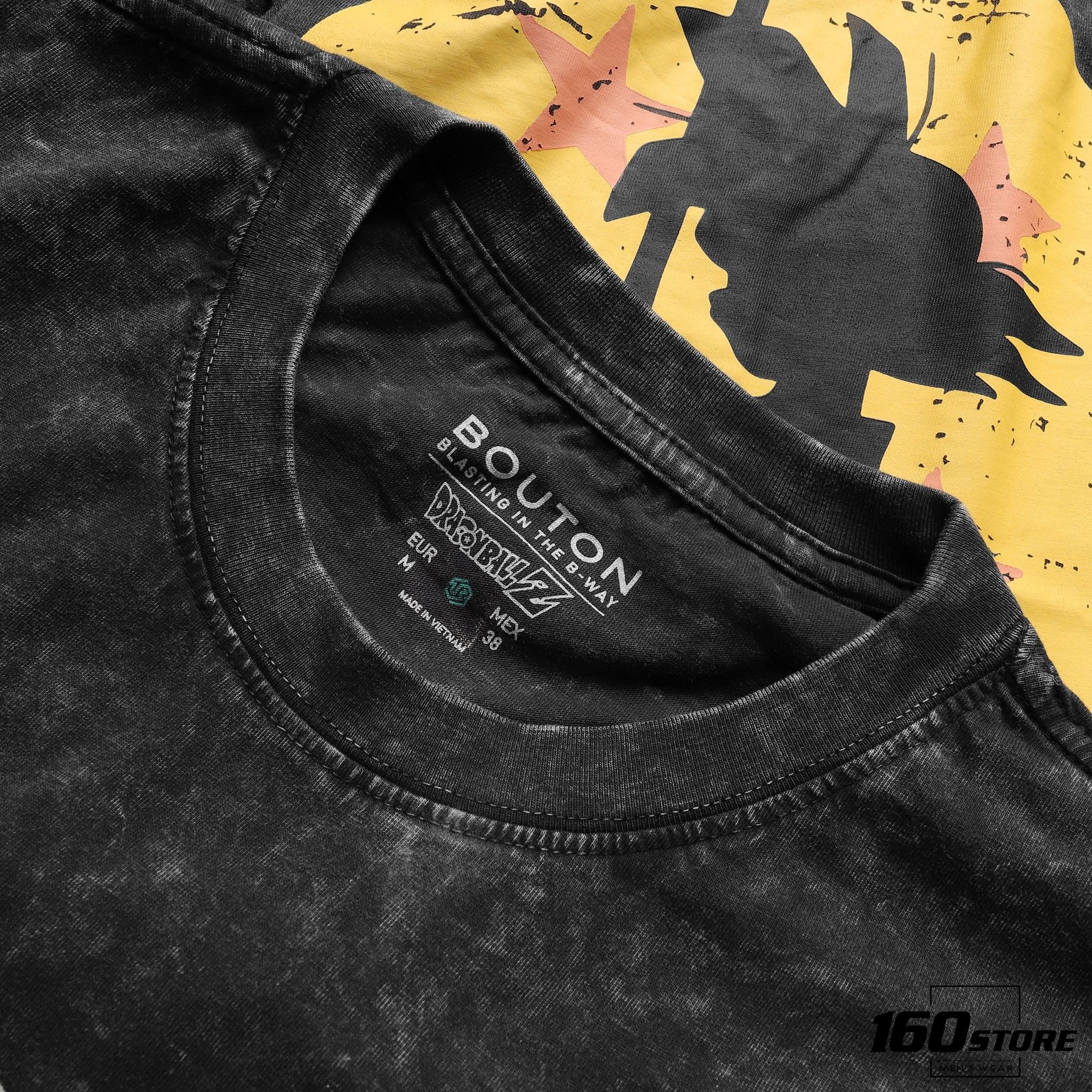 Áo thun BOUTON x Dr.gonball Z acid wash