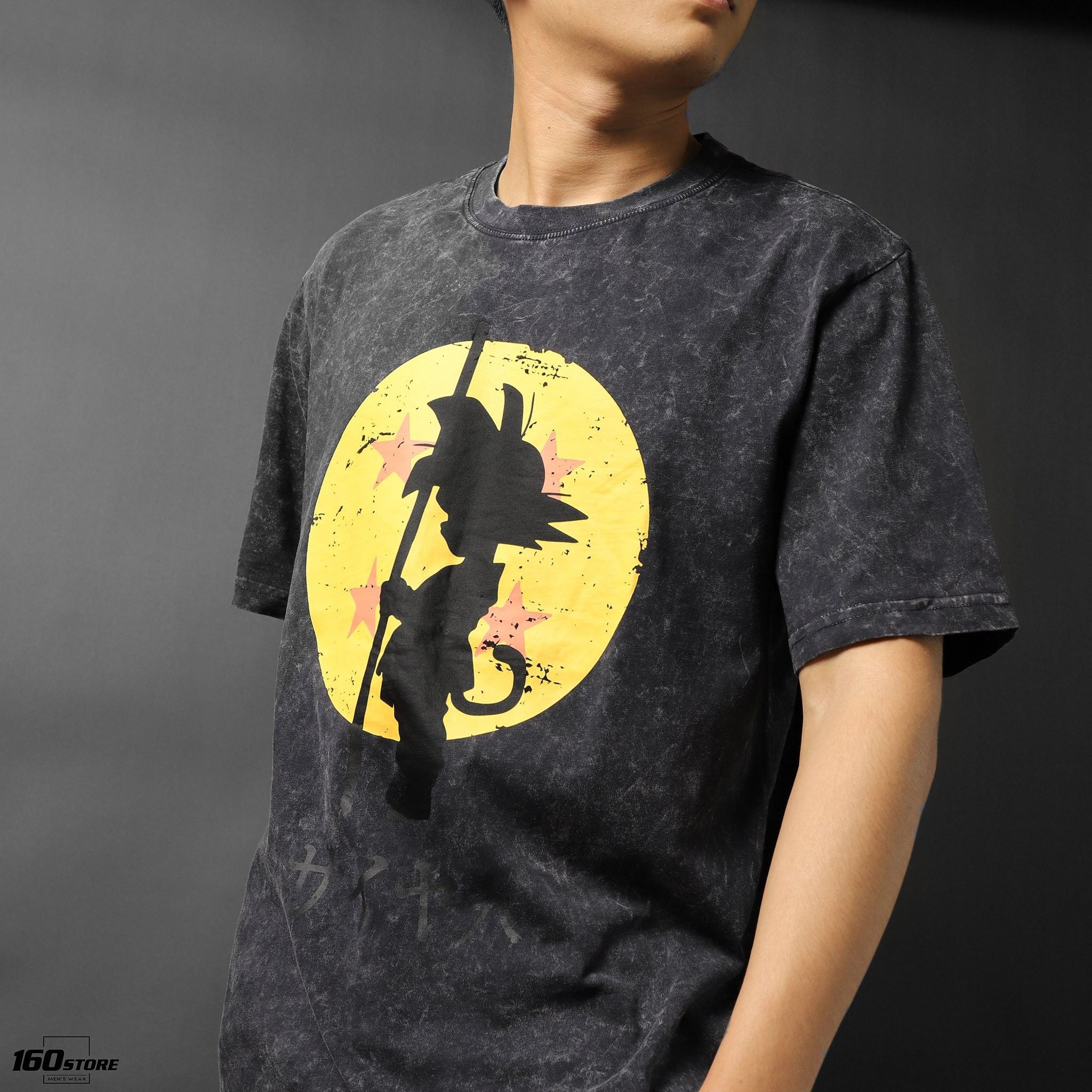 Áo thun BOUTON x Dr.gonball Z acid wash