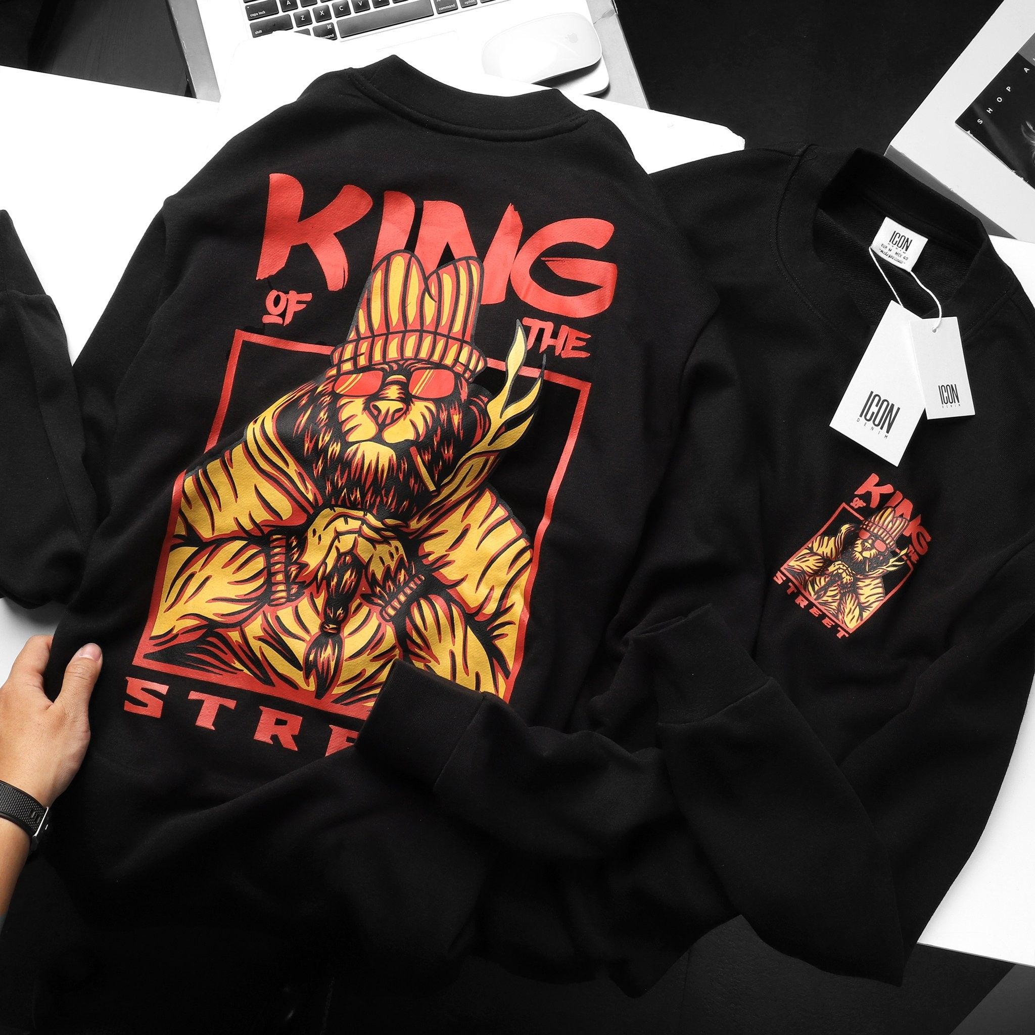 Áo nỉ (Sweatshirt) ICON DENIM King of the street