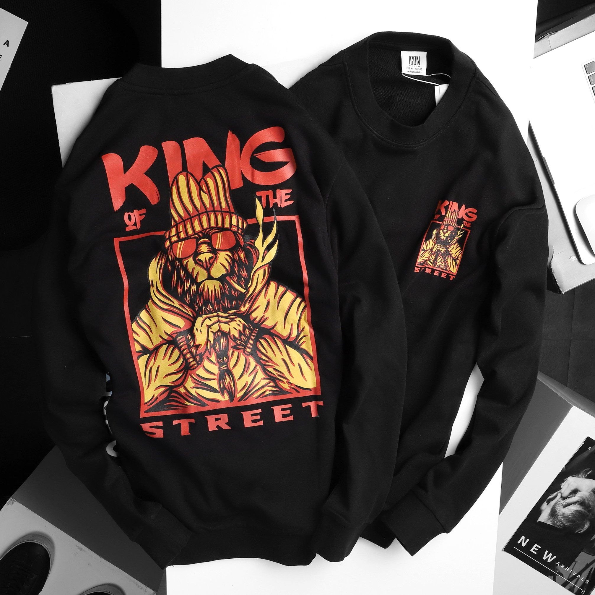 Áo nỉ (Sweatshirt) ICON DENIM King of the street