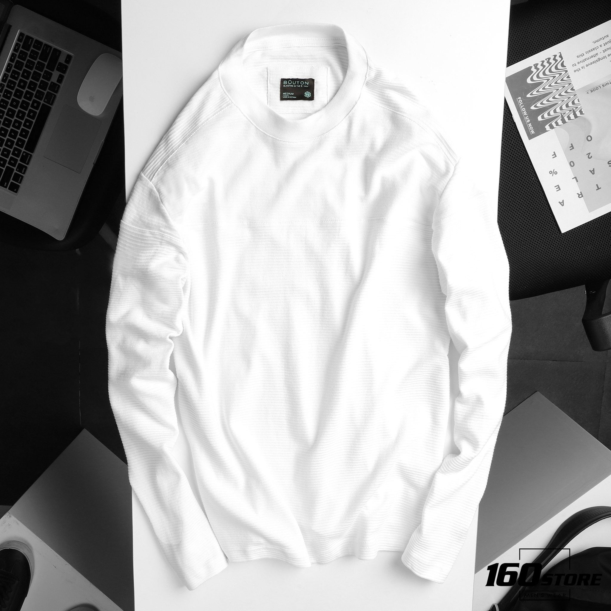 Áo thun BOUTON Long sleeve textured