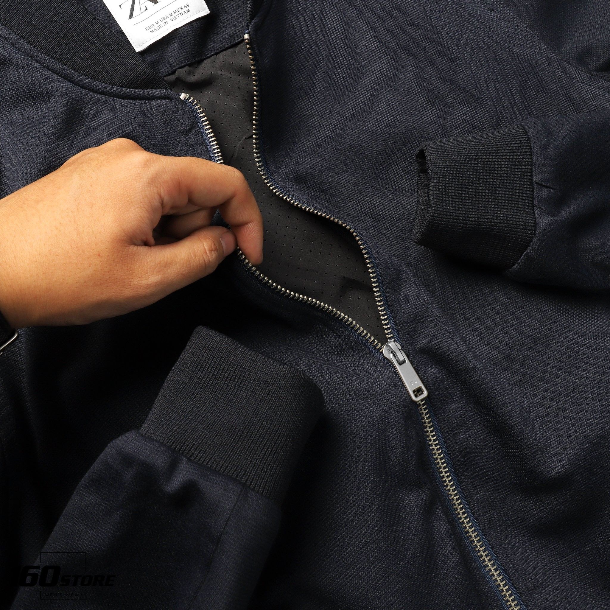 Áo khoác bomber ZRA Poly Texture ss20