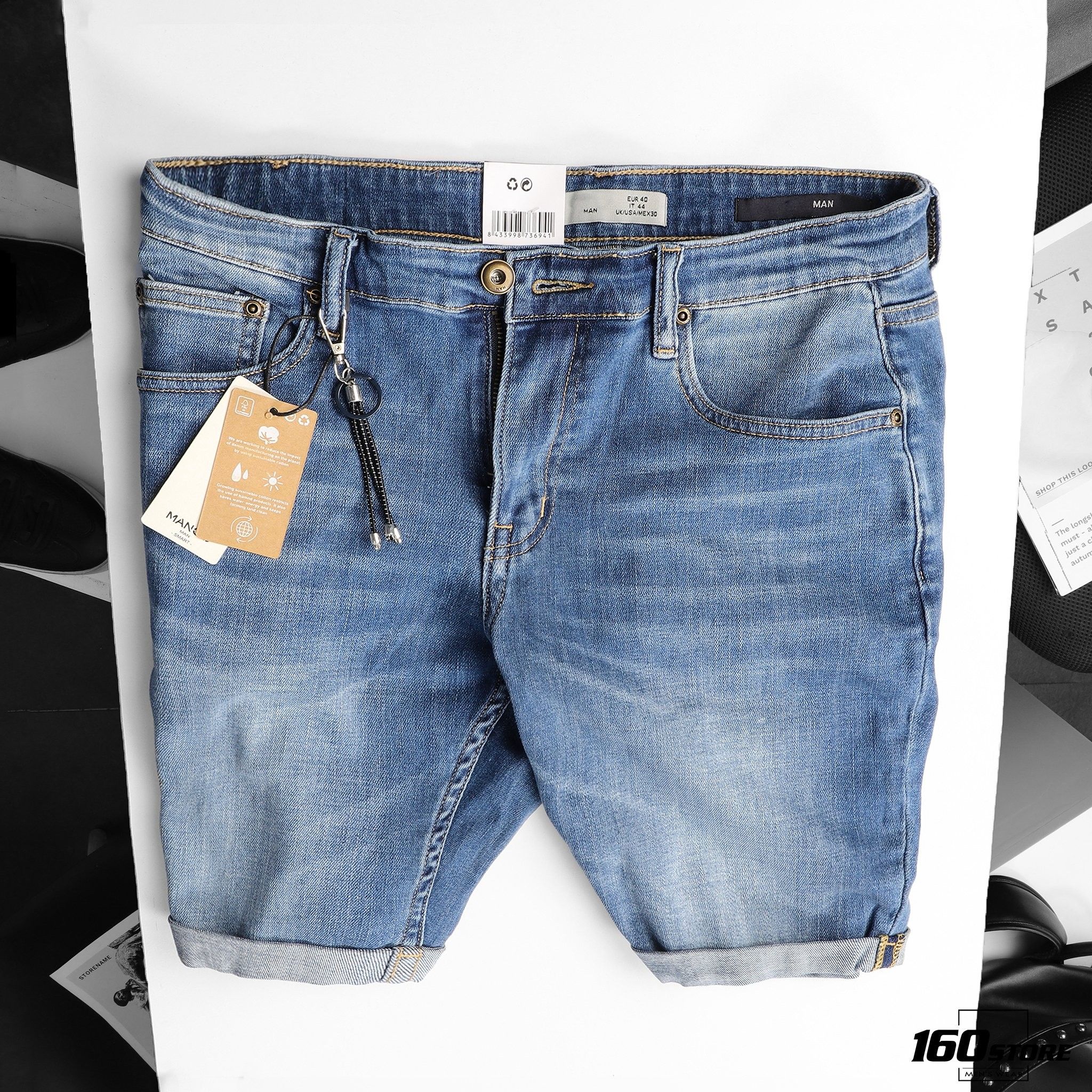Quần short jean M.N.G wash ss20