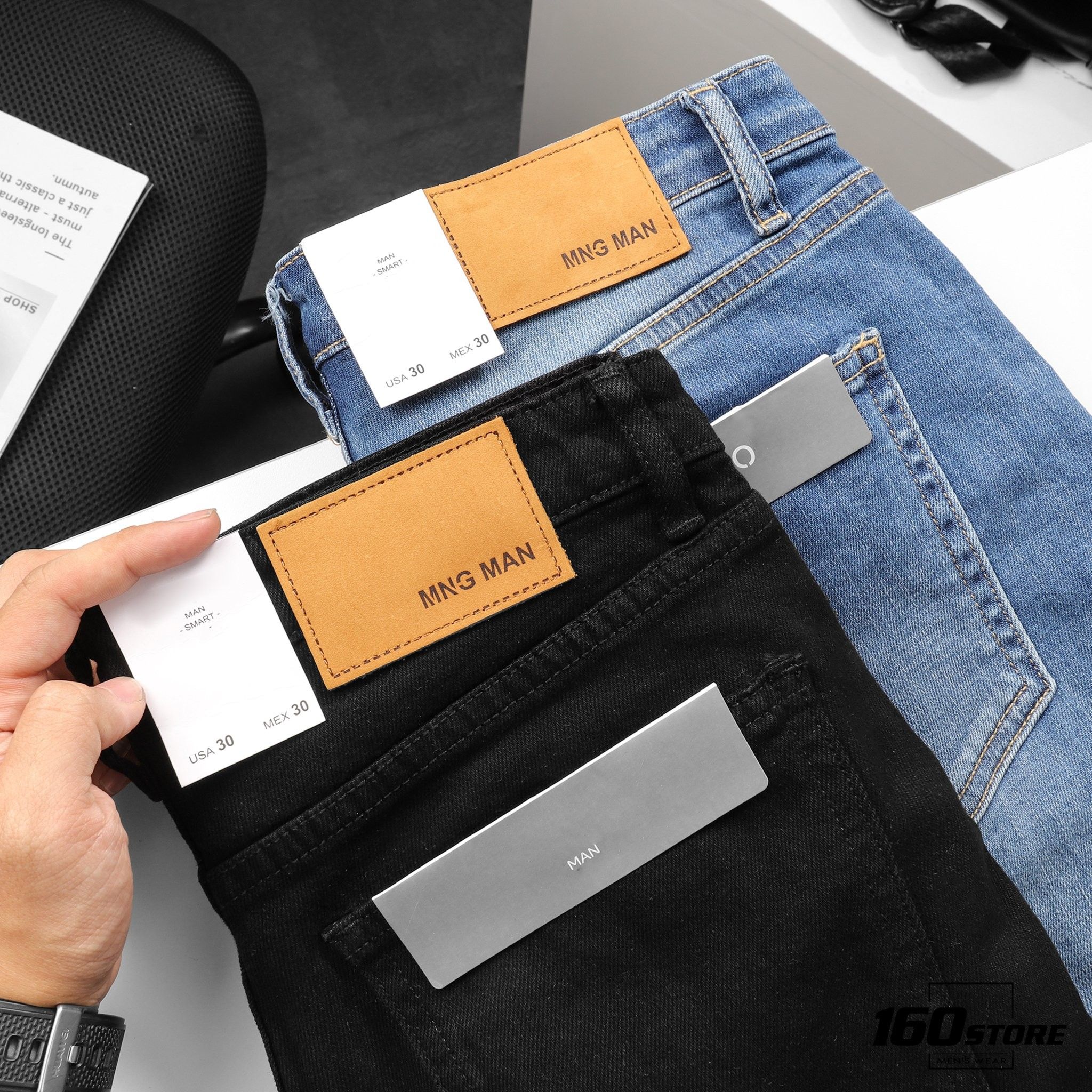 Quần short jean M.N.G wash ss20