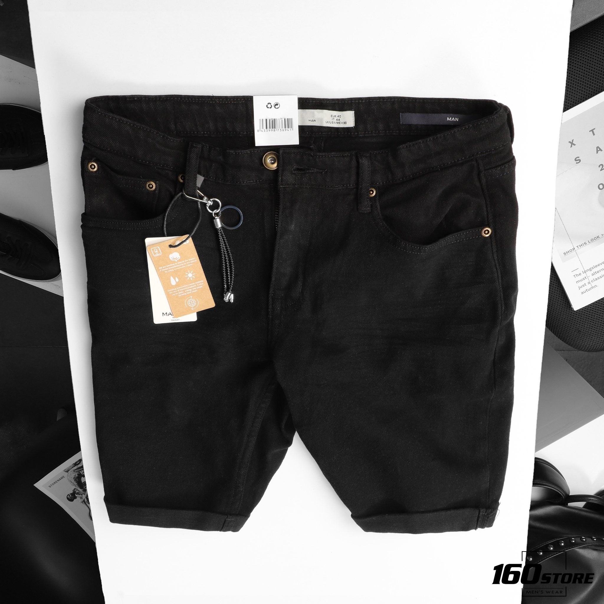 Quần short jean M.N.G wash ss20