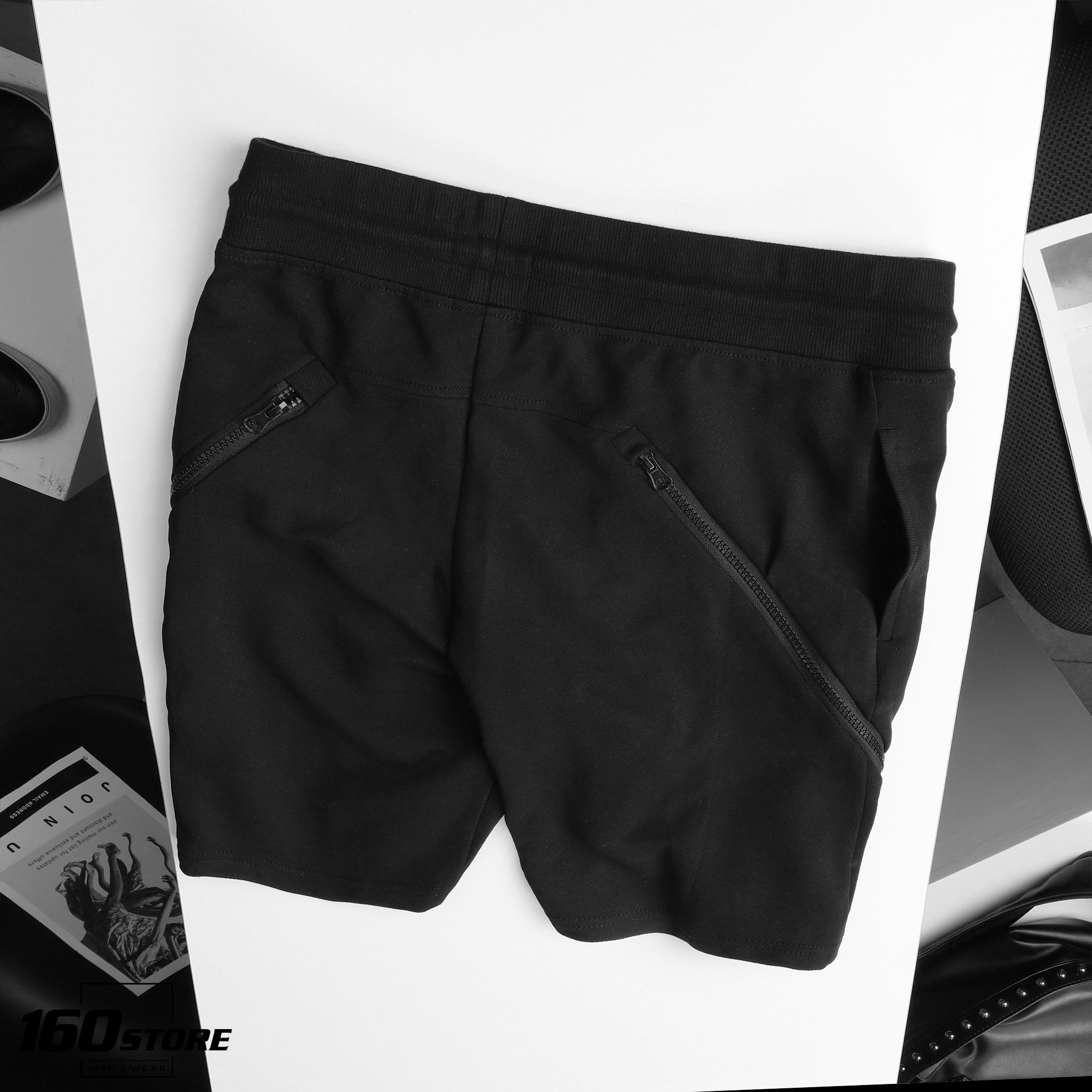 Quần short BOUTON w zipper ss20