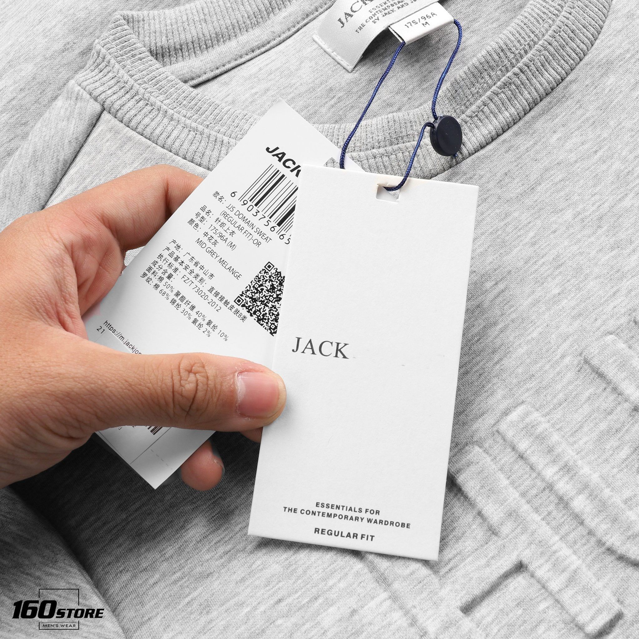 Áo nỉ (Sweatshirt) J.J HUMAN logo ss20