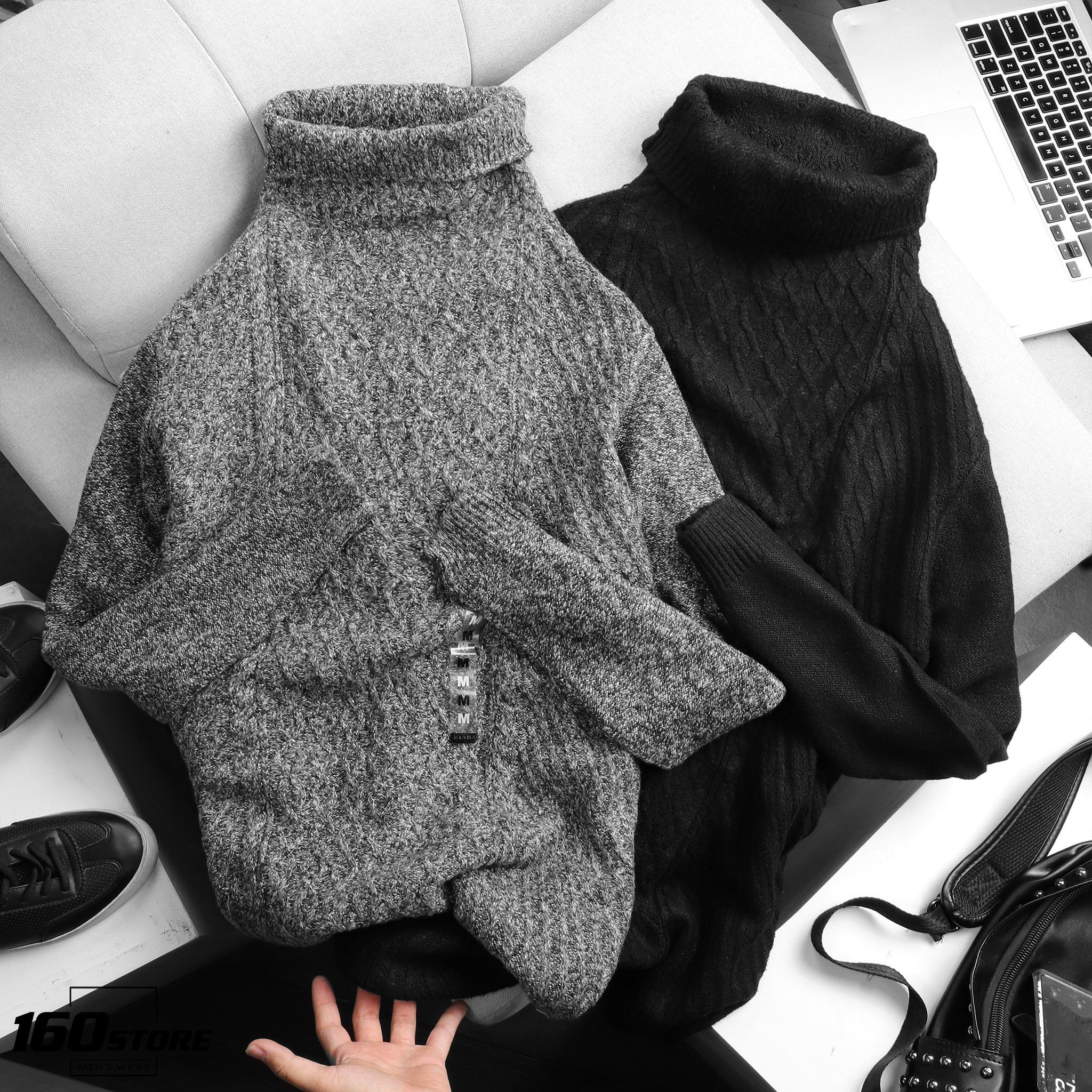 Áo len (sweater) KIA.BI Cable knit