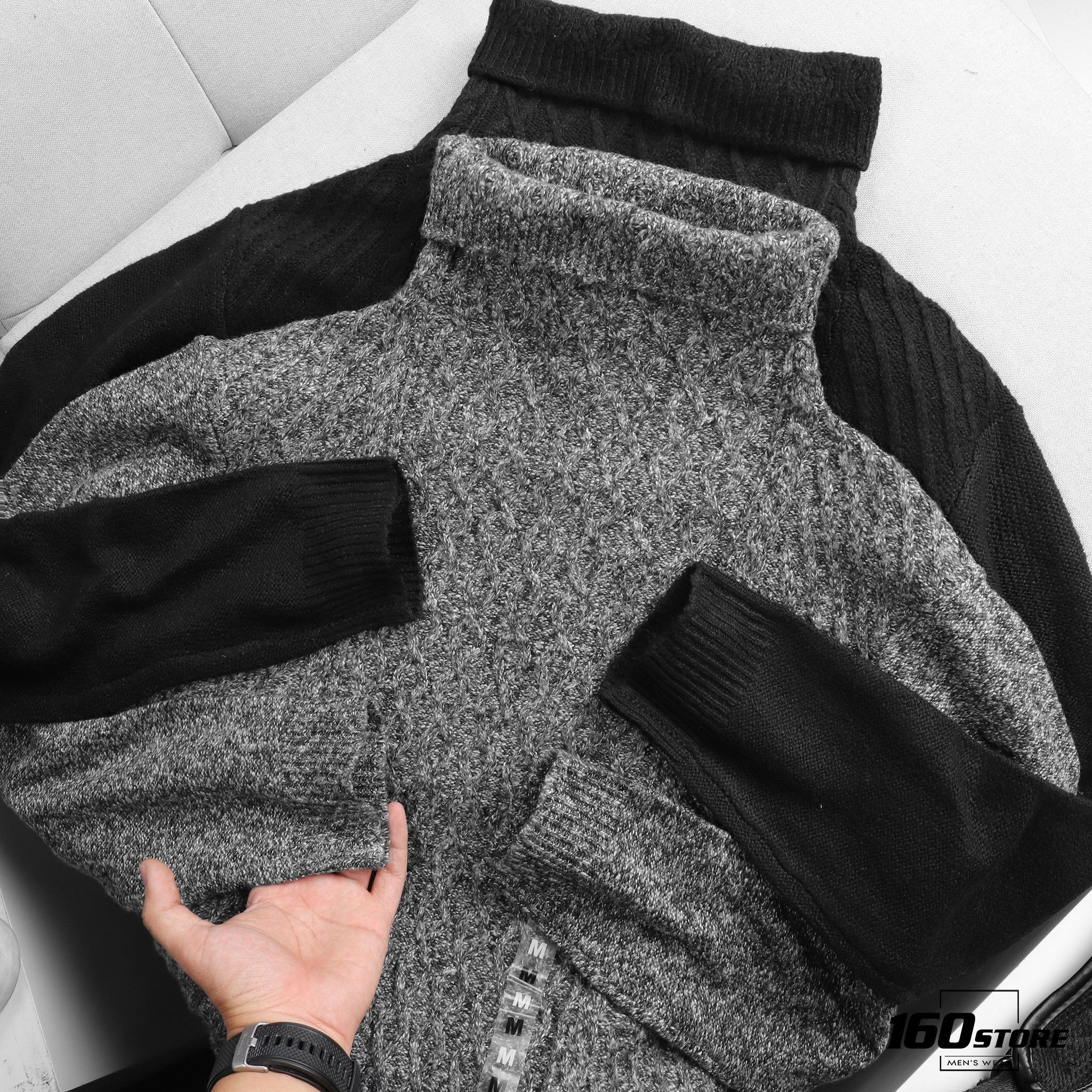 Áo len (sweater) KIA.BI Cable knit