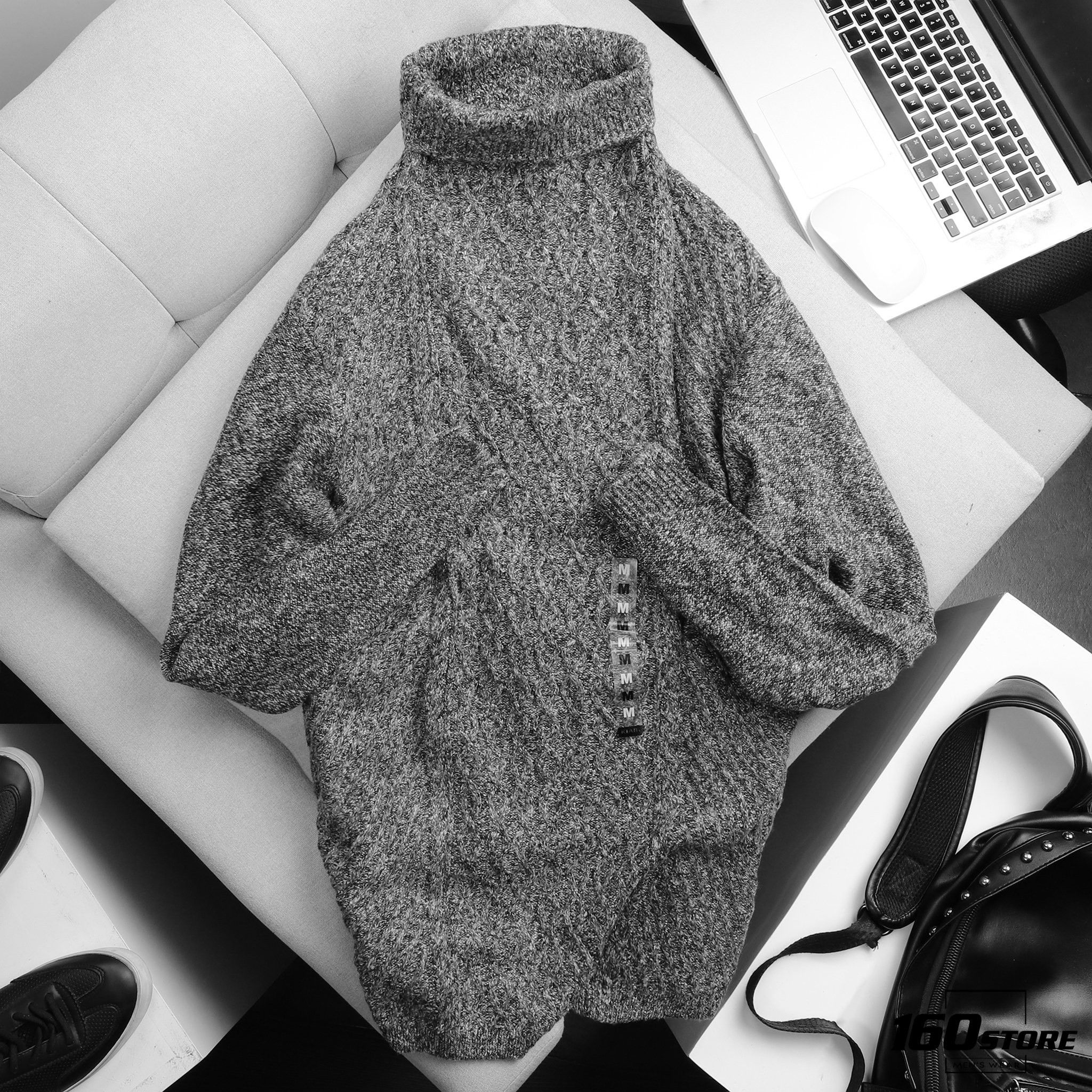 Áo len (sweater) KIA.BI Cable knit