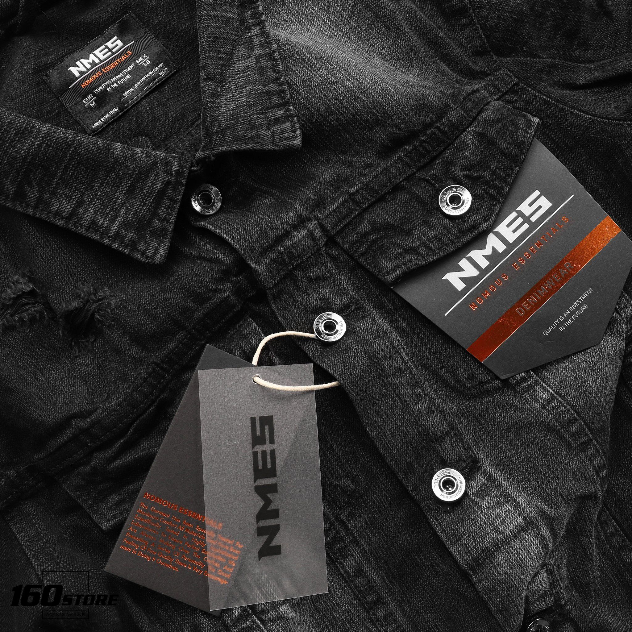 Áo khoác jeans NOMOUS ESSENTIALS black wash