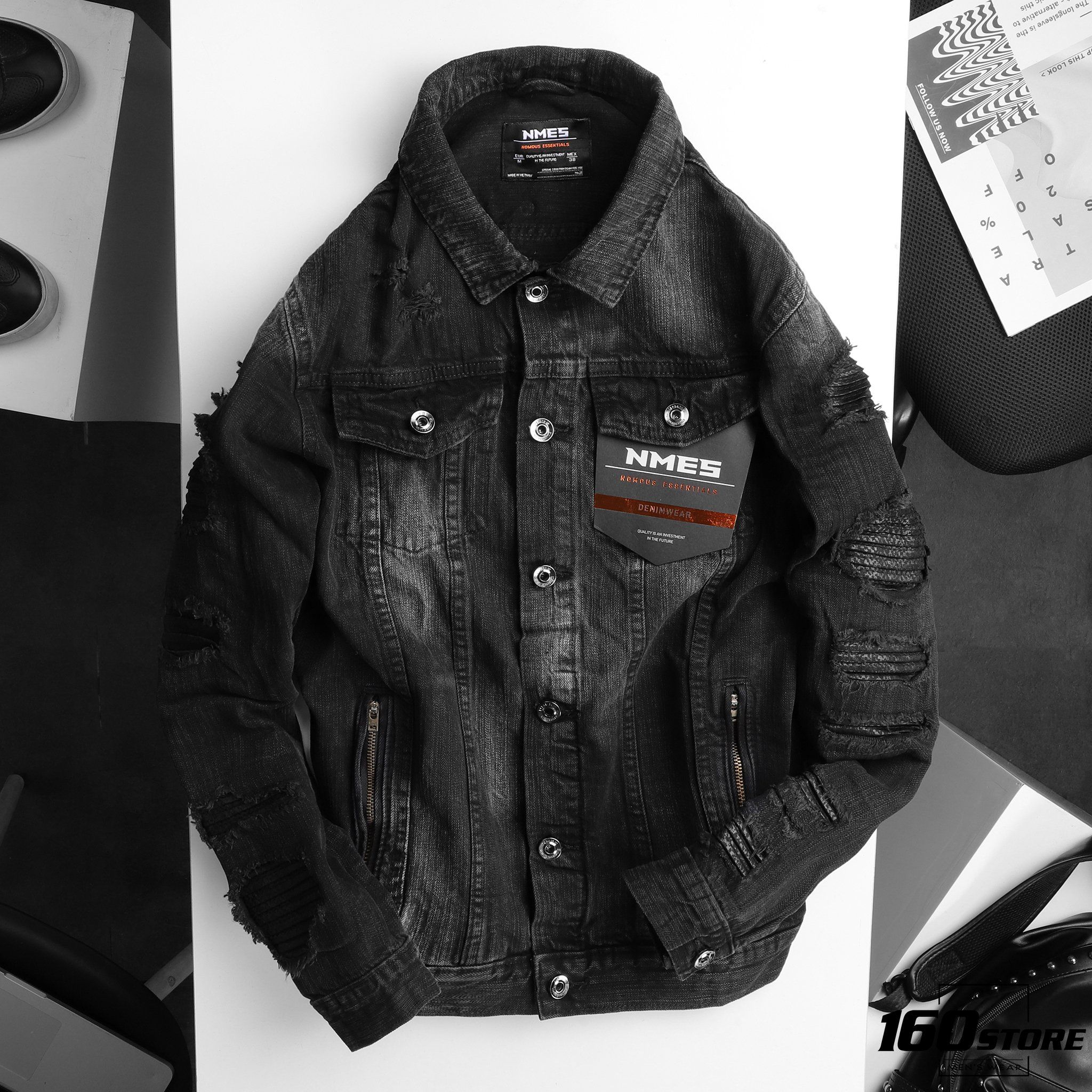 Áo khoác jeans NOMOUS ESSENTIALS black wash