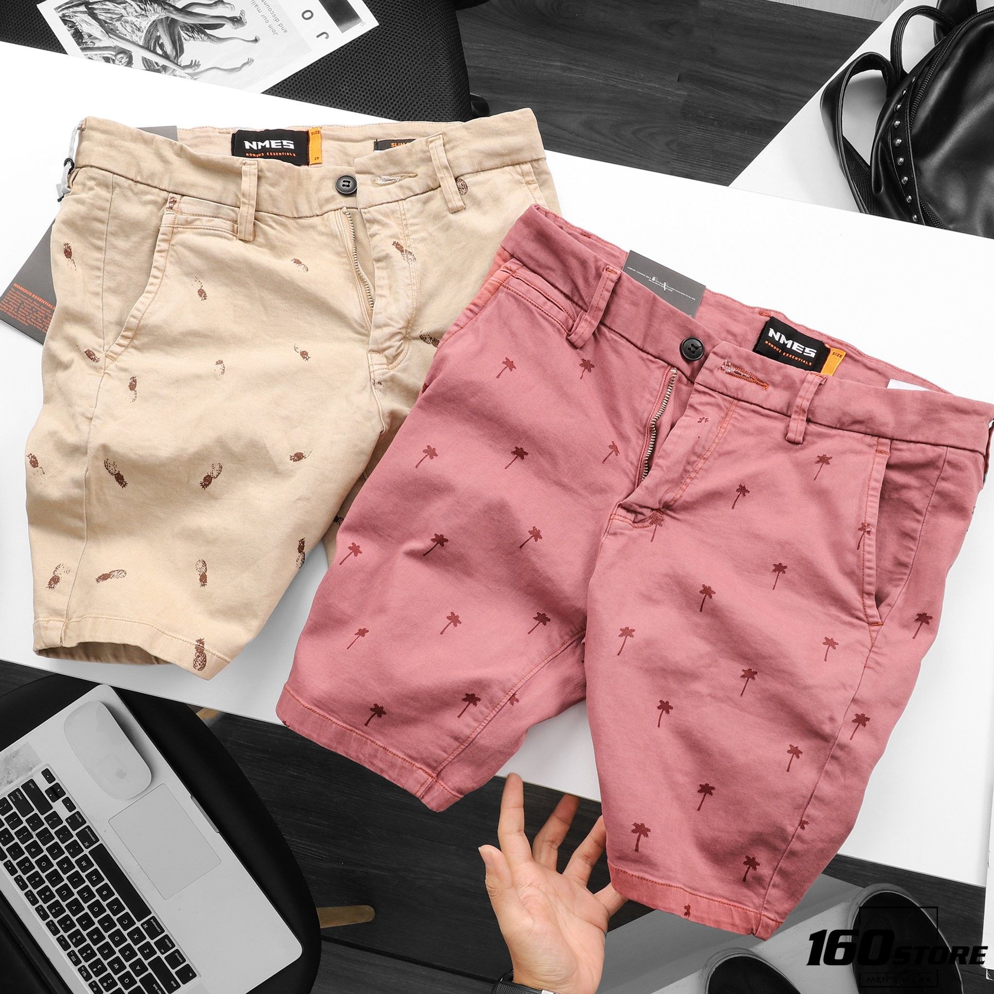 Quần short kaki NOMOUS ESSENTIALS Printed