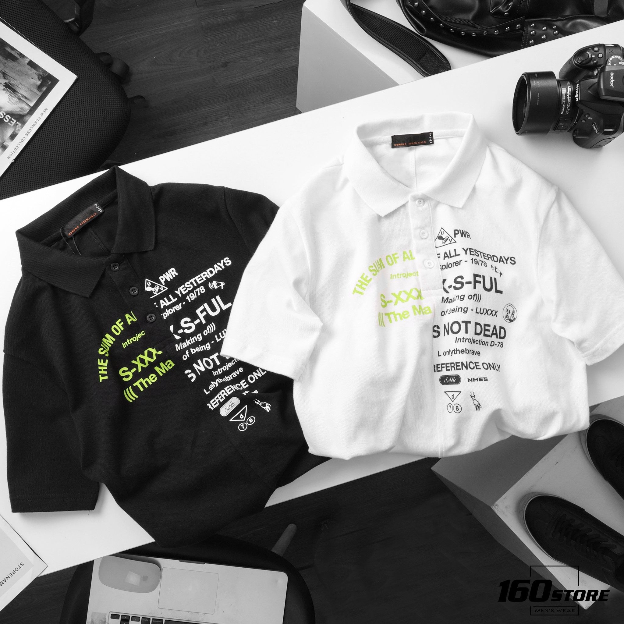 Áo polo NOMOUS ESSENTIALS Printed
