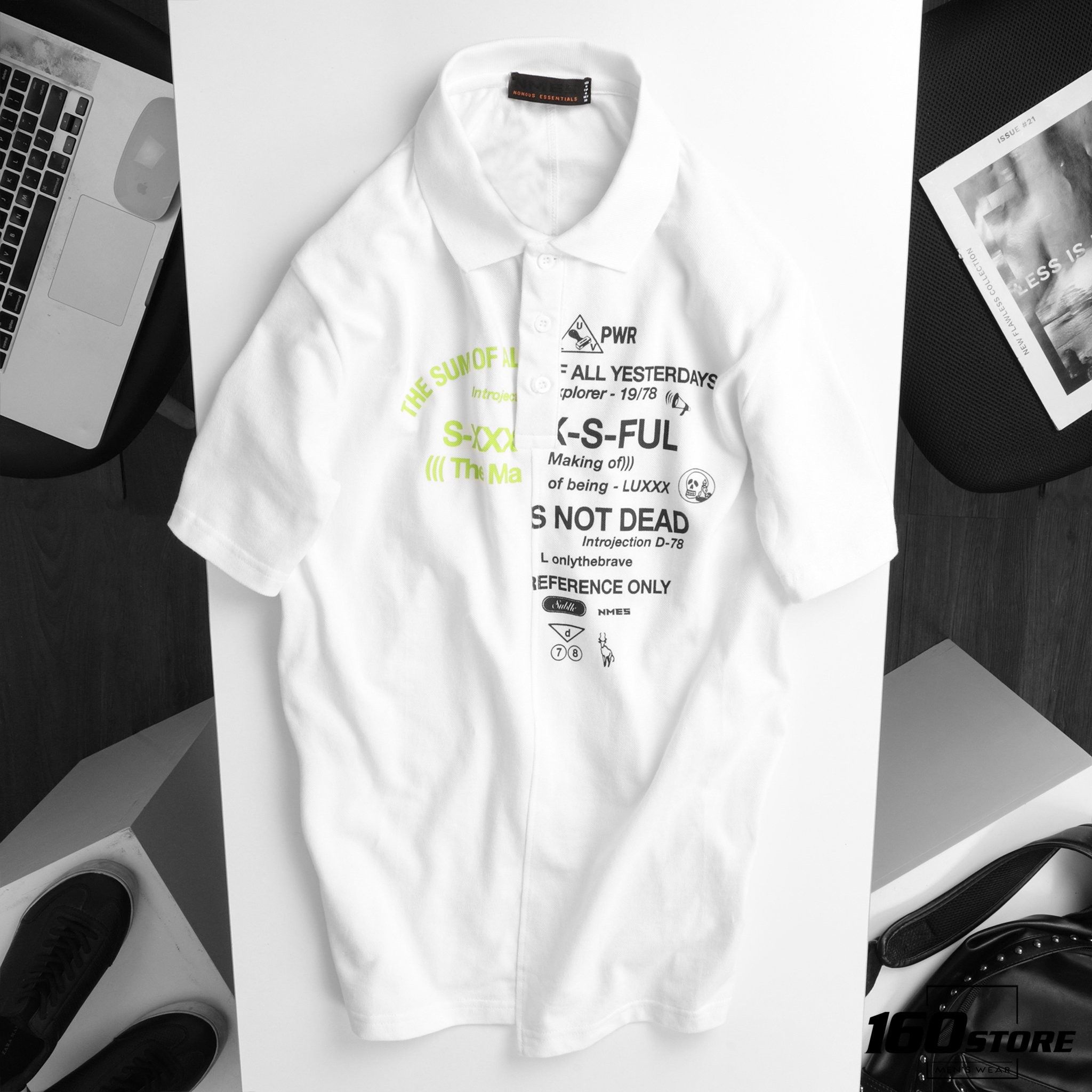Áo polo NOMOUS ESSENTIALS Printed