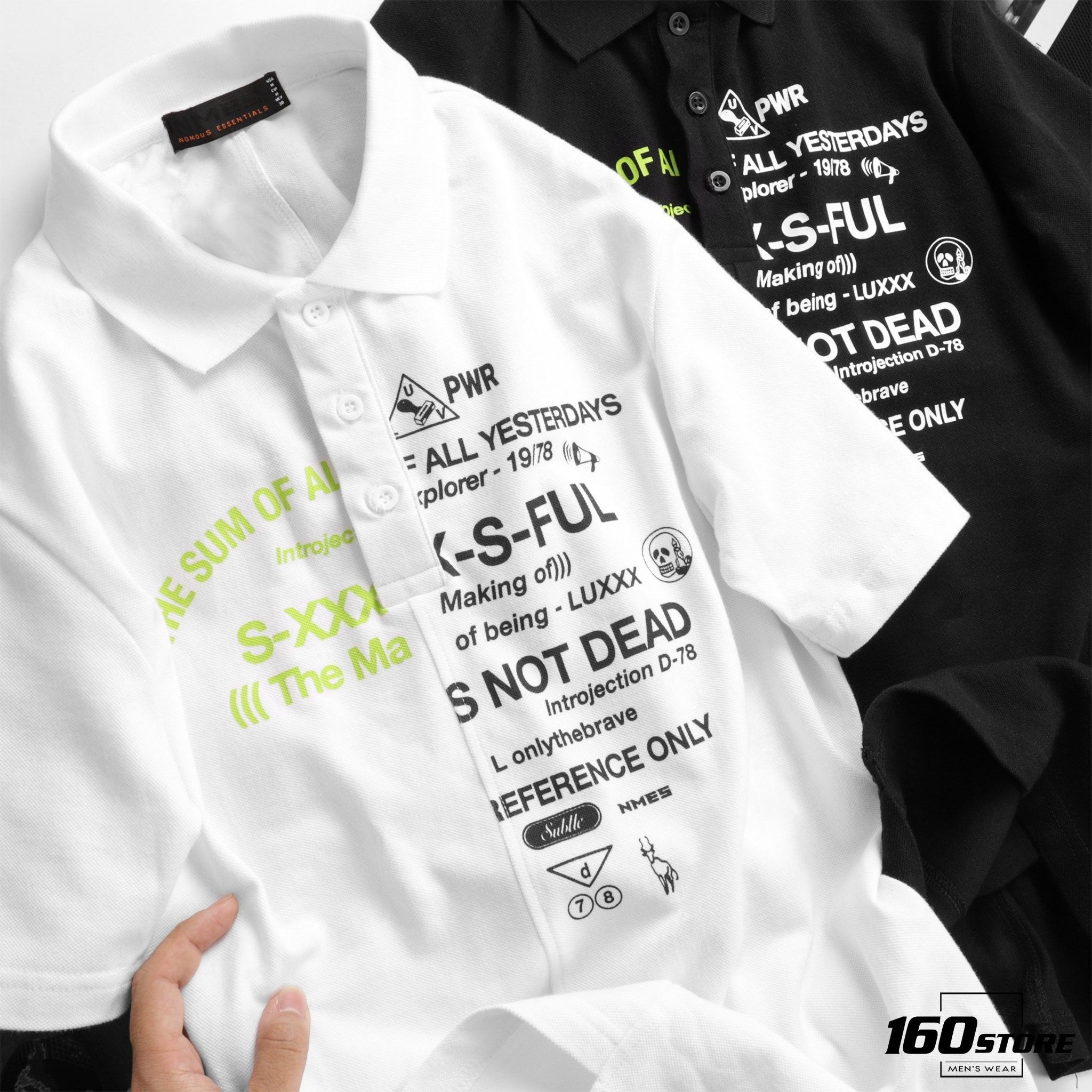 Áo polo NOMOUS ESSENTIALS Printed