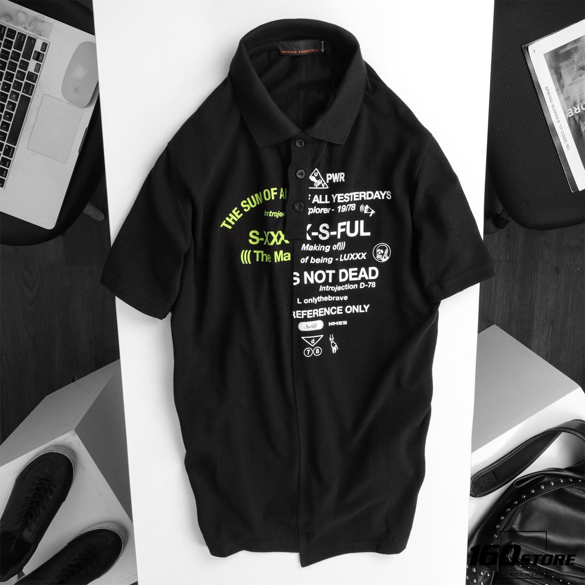 Áo polo NOMOUS ESSENTIALS Printed