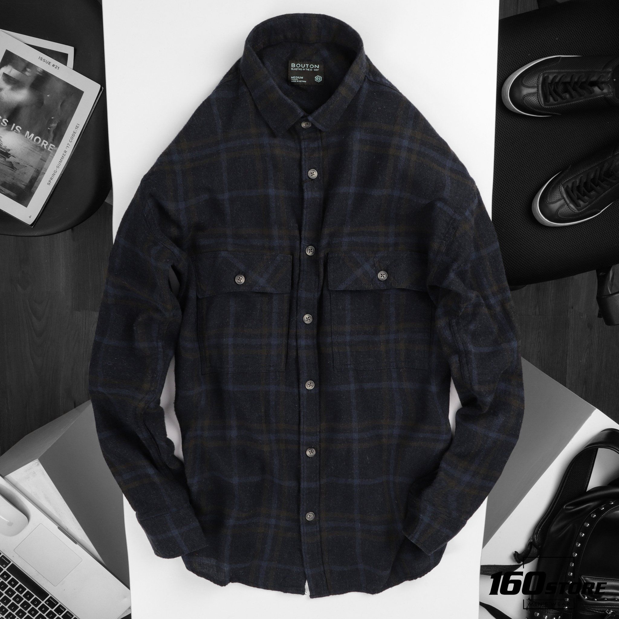 Áo sơmi BOUTON Flannel Caro