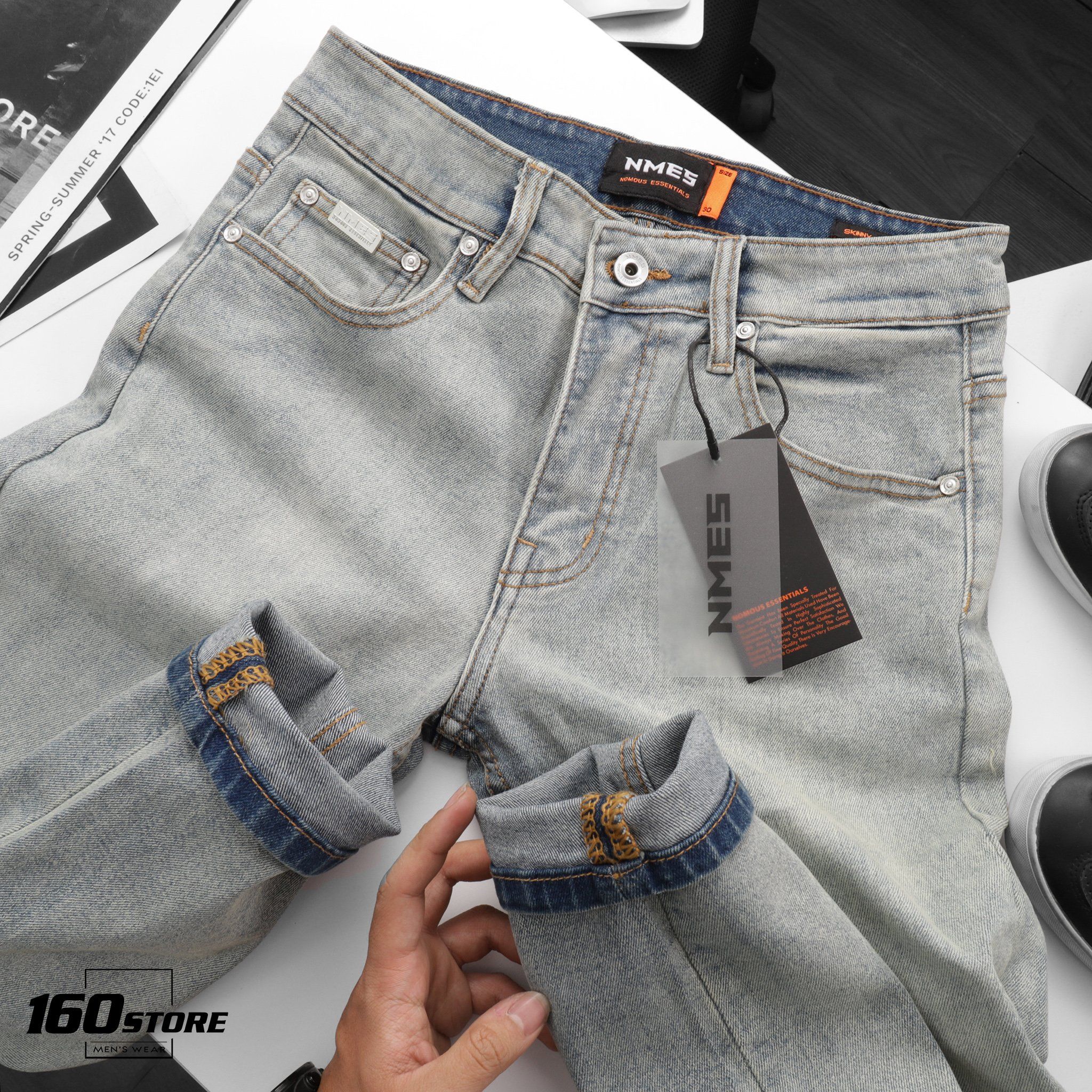 Quần jeans NOMOUS ESSENTIALS skinny