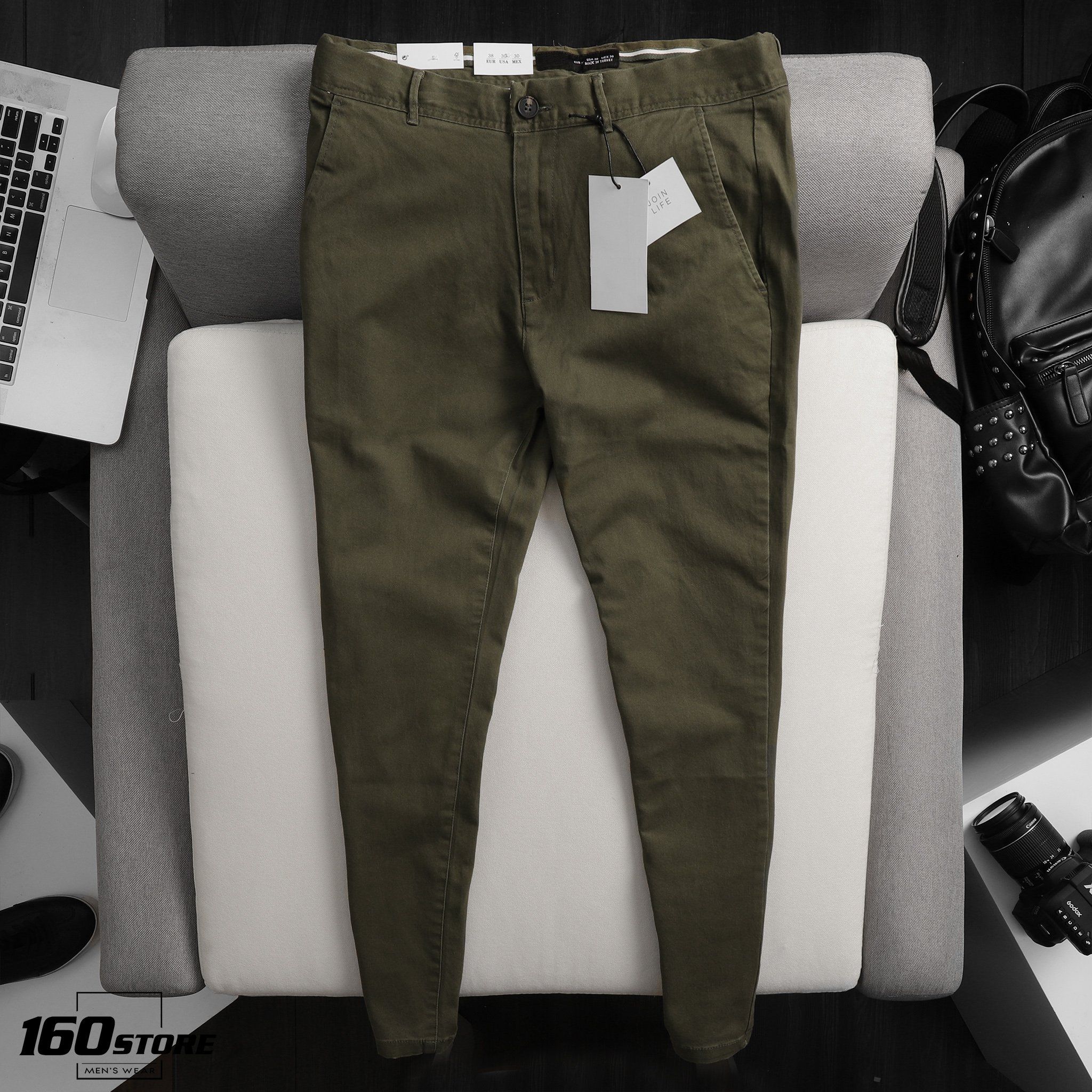 Quần kaki ZRA slim ss20