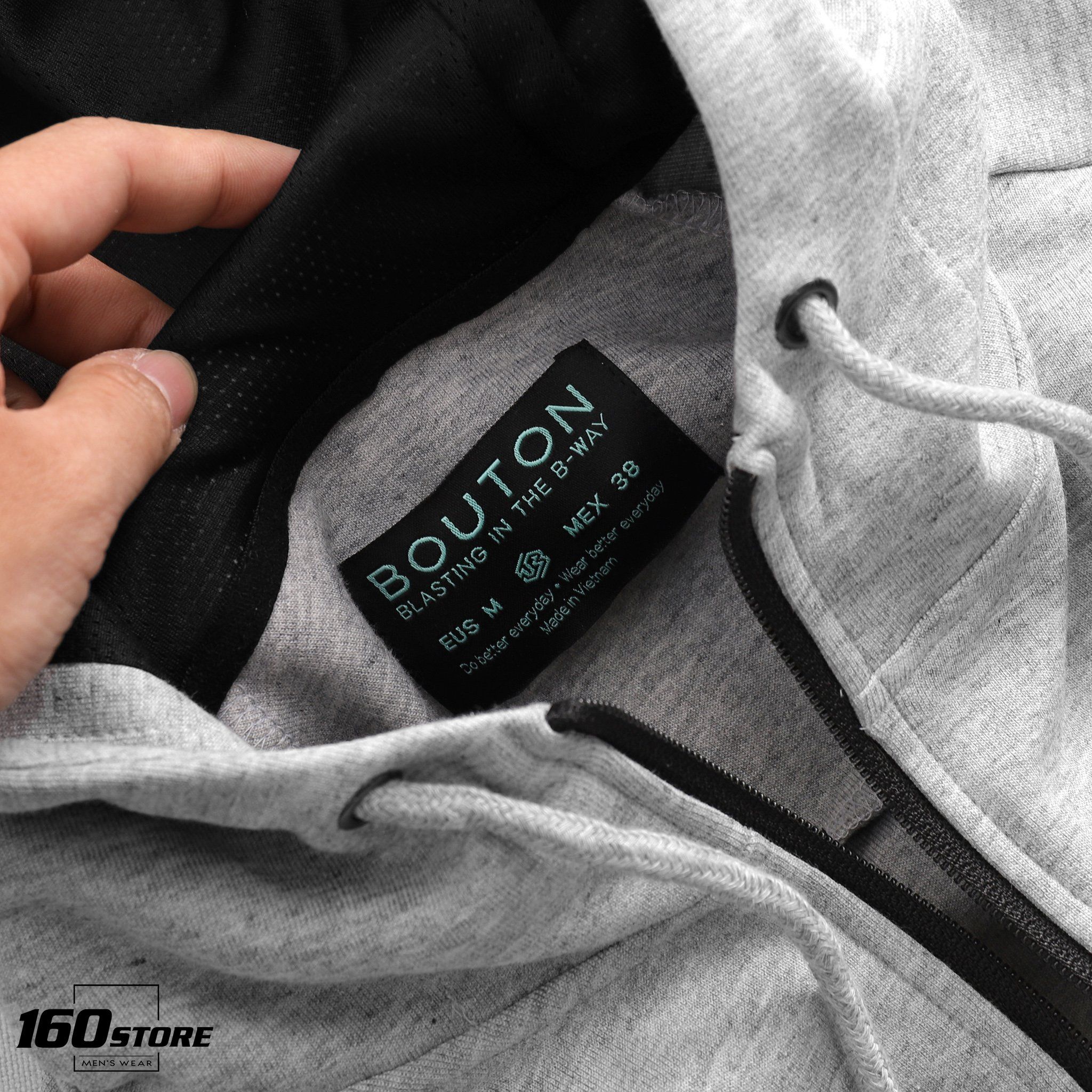 Áo khoác BOUTON hoodie zip