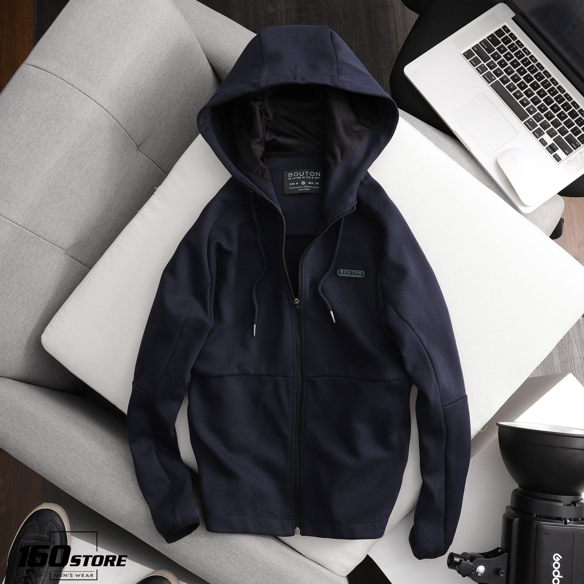 Áo khoác BOUTON hoodie zip