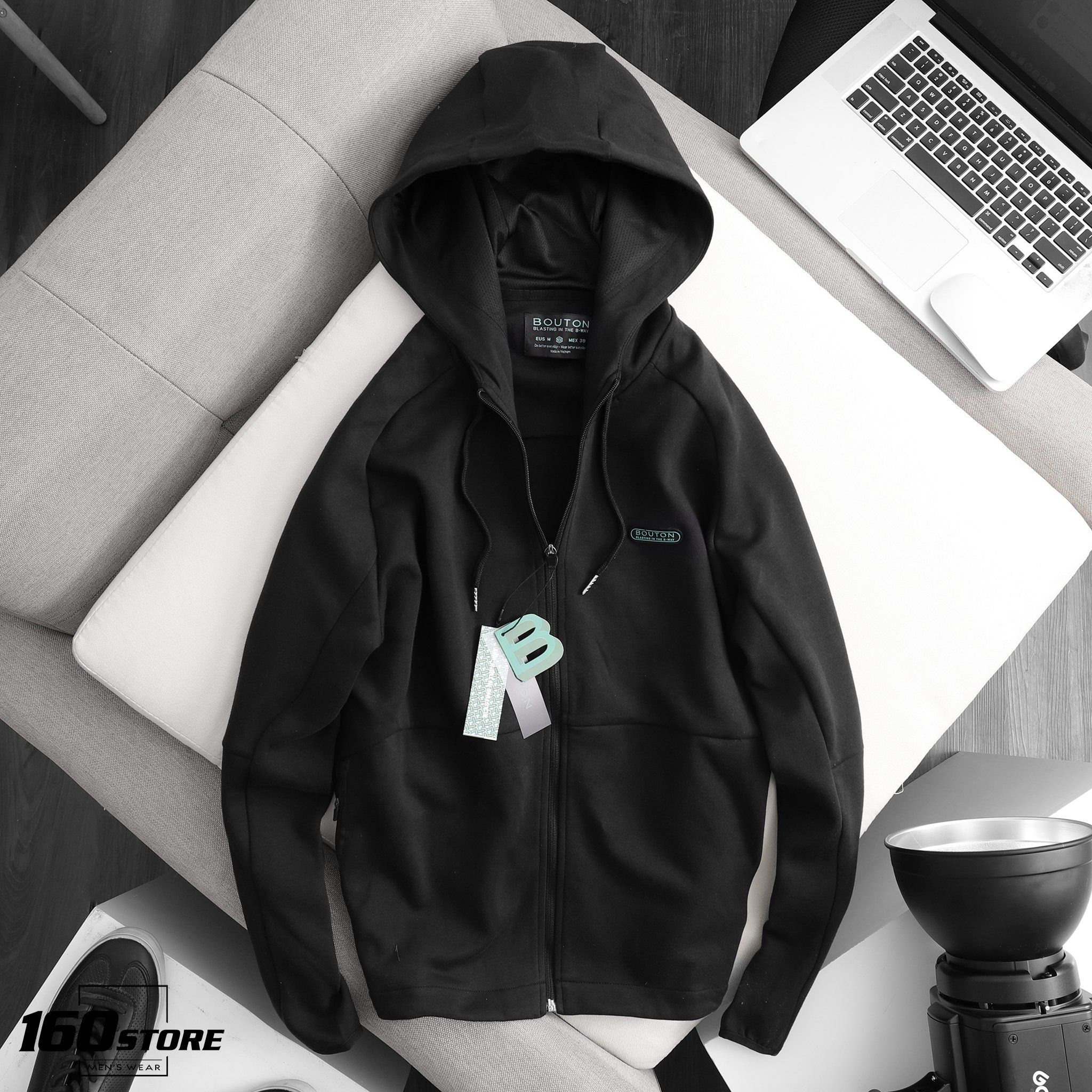 Áo khoác BOUTON hoodie zip