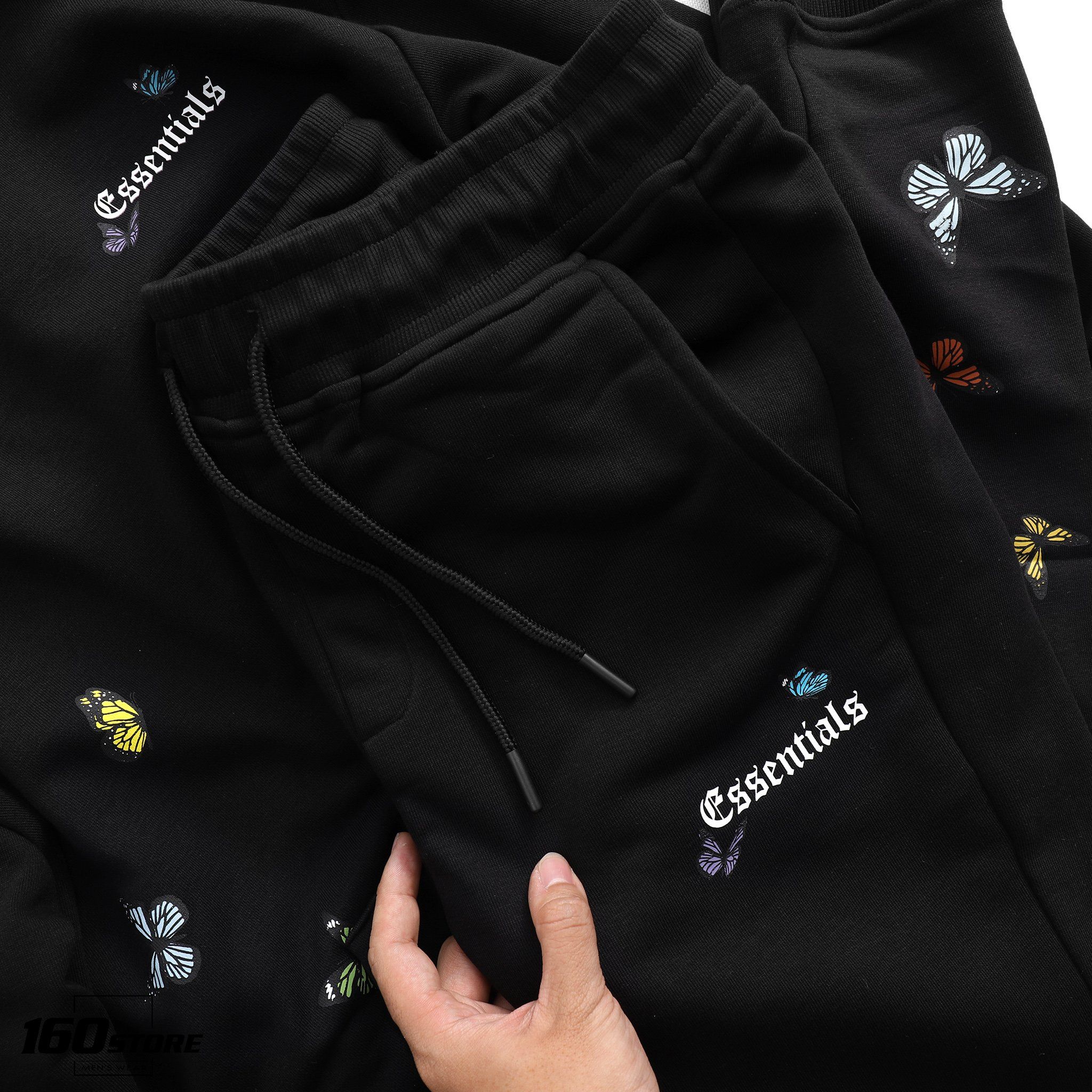 Quần jogger nỉ NOMOUS ESSENTIALS butterfly