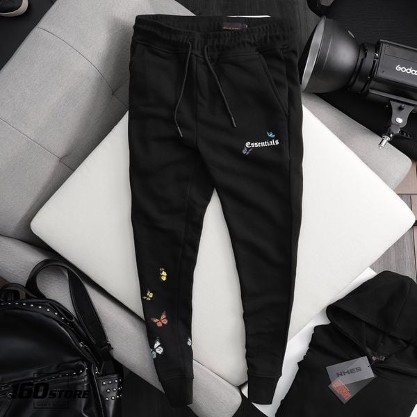 Quần jogger nỉ NOMOUS ESSENTIALS butterfly