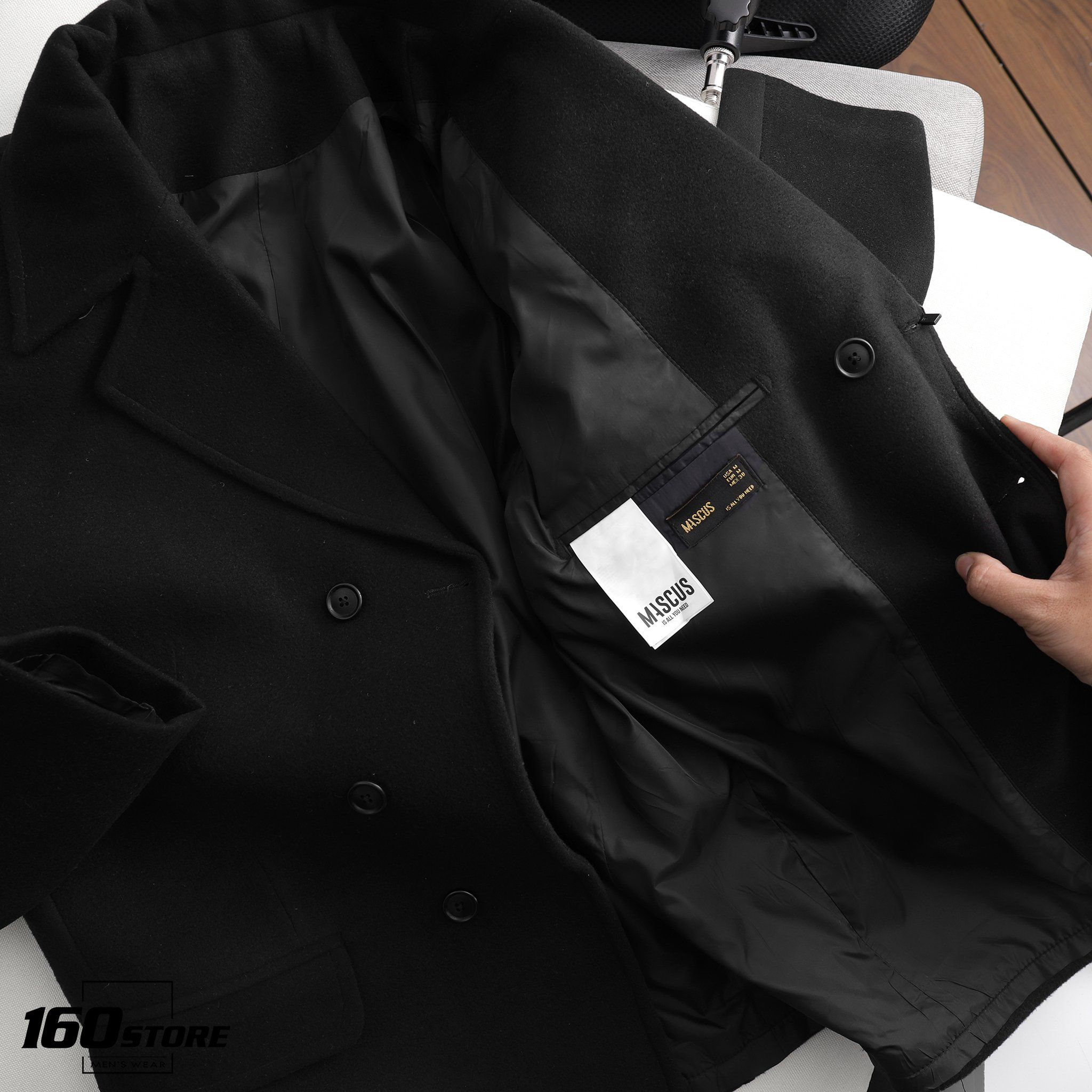 Áo khoác MASCUS Wool Peacoat