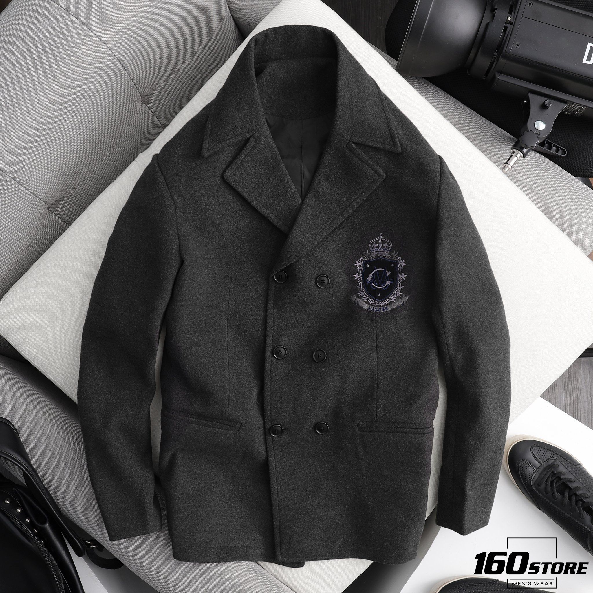 Áo khoác MASCUS Wool Peacoat