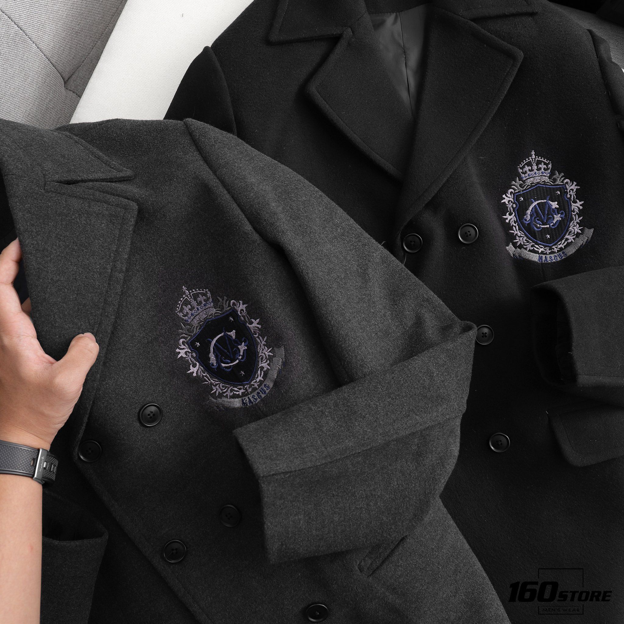Áo khoác MASCUS Wool Peacoat