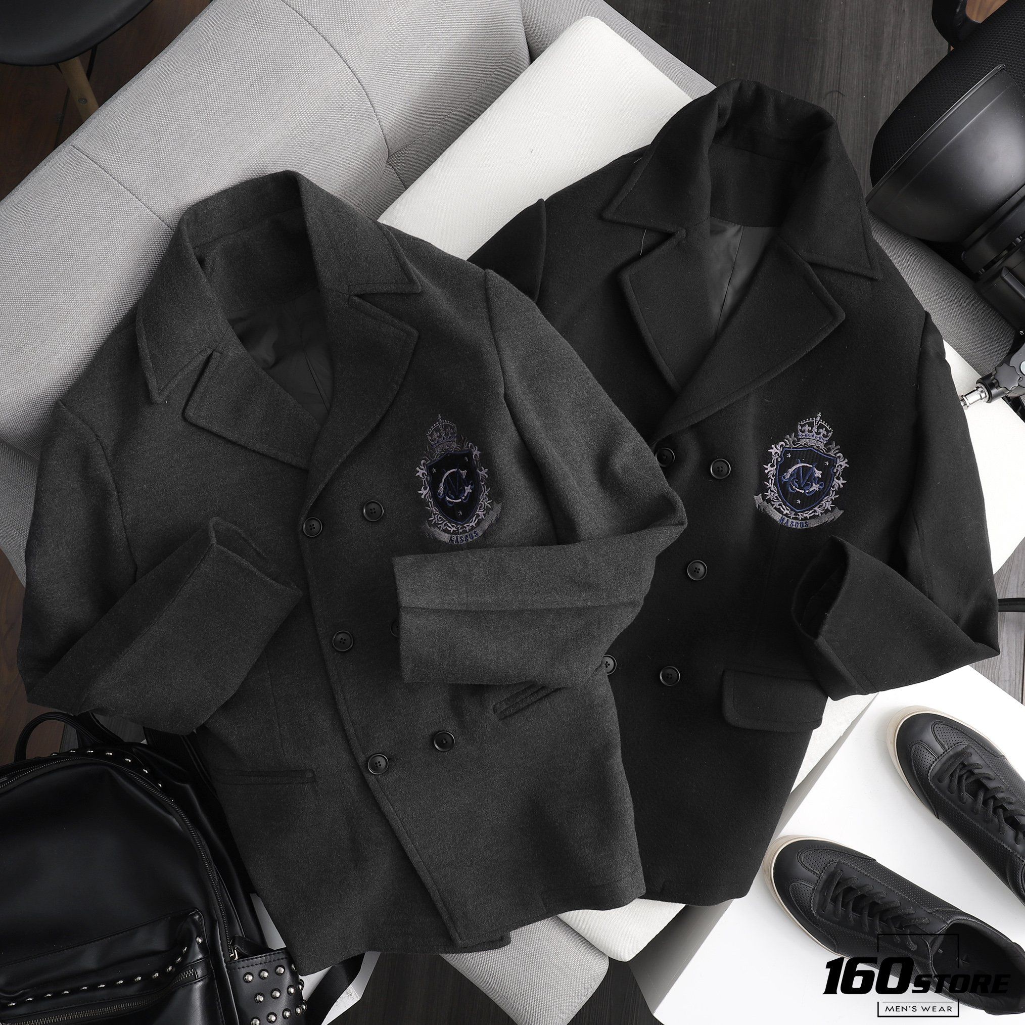 Áo khoác MASCUS Wool Peacoat